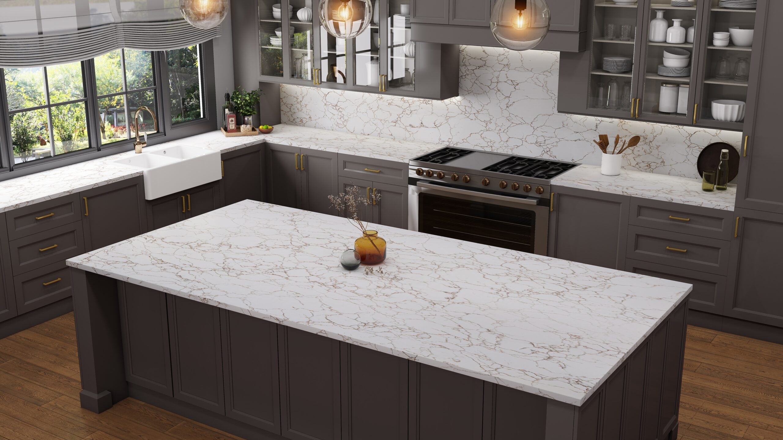 Navea Gold® by Pental Quartz available at Aqua Kitchen