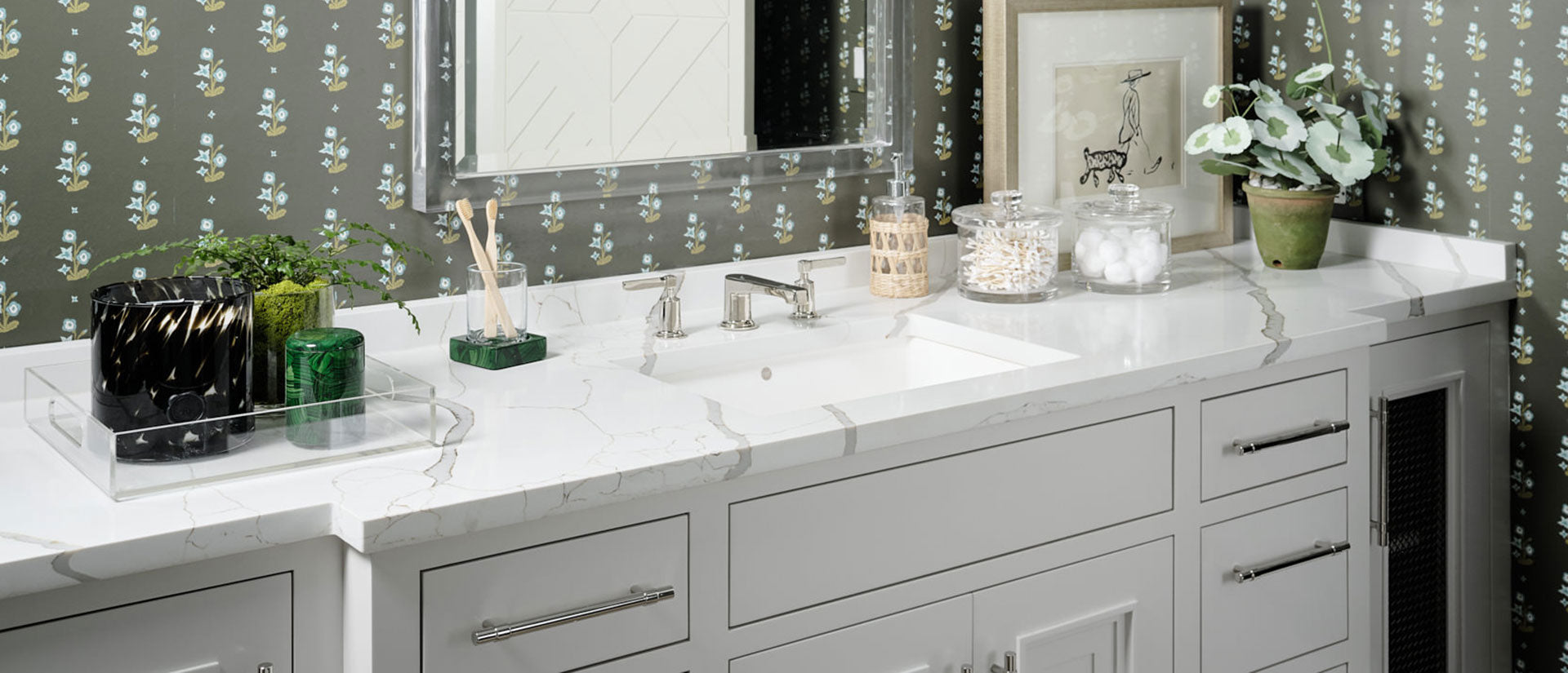 New Calacatta Laza Gold by MSI Surfaces available at Aqua Kitchen