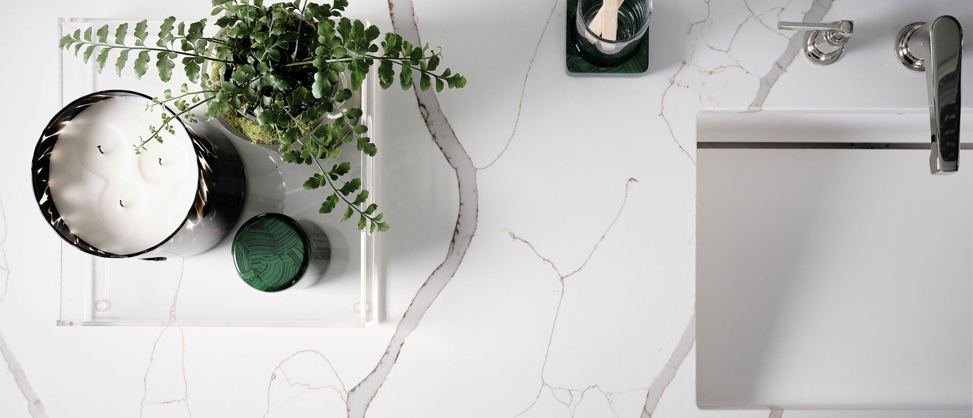 New Calacatta Laza Gold by MSI Surfaces available at Aqua Kitchen