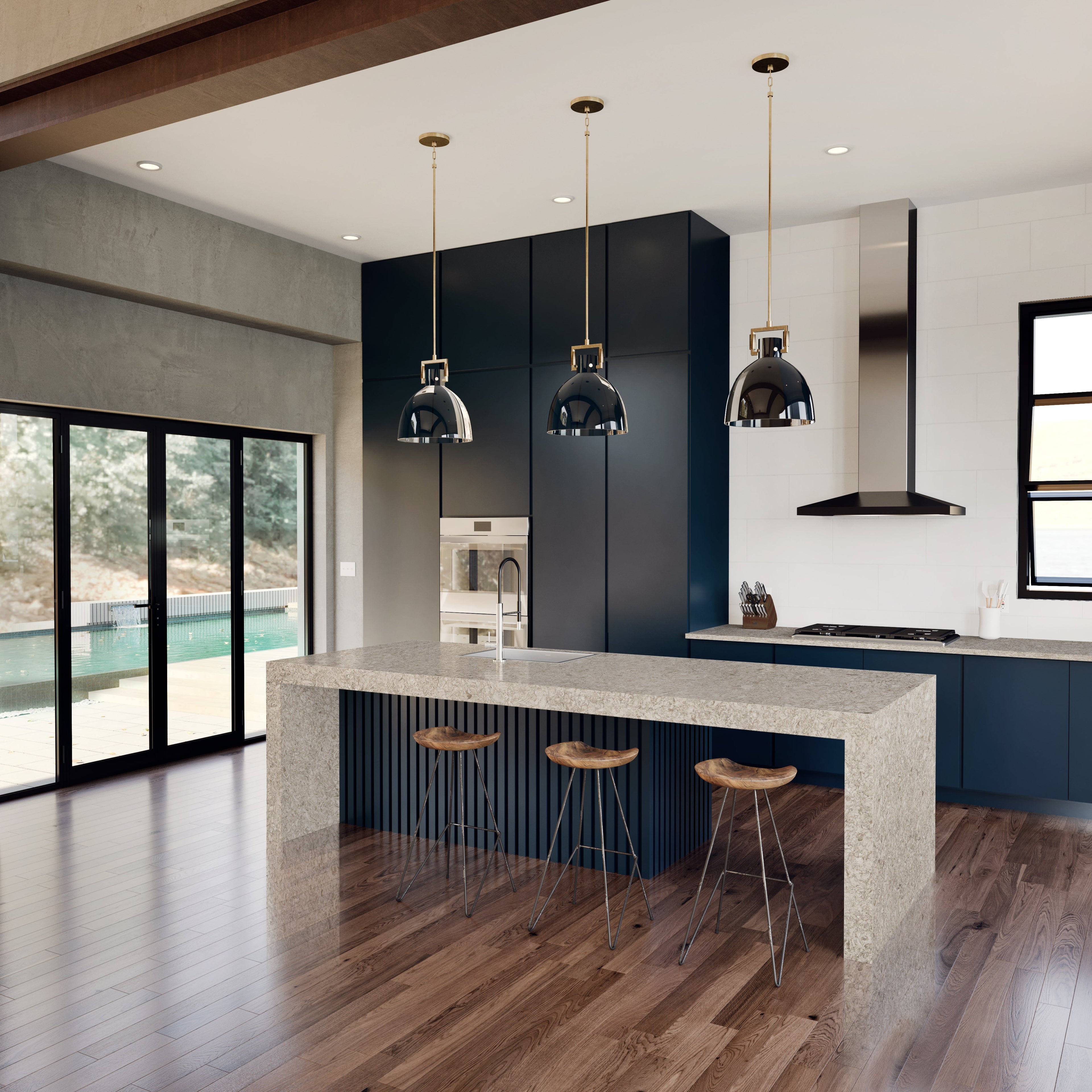 New Quay® Quartz Sample by Cambria available at Aqua Kitchen