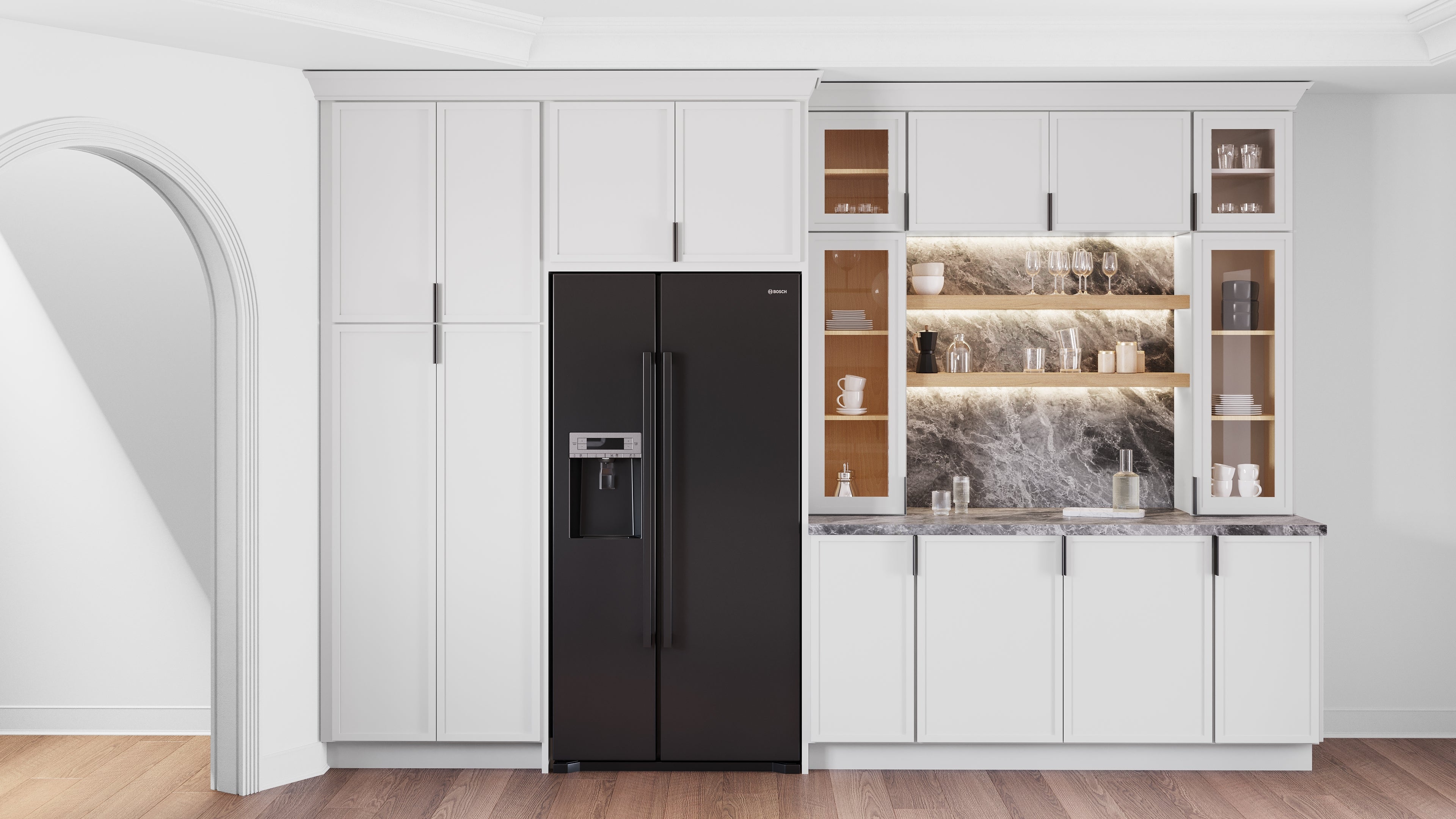 Newport - Sahara by CNC Cabinetry available at Aqua Kitchen