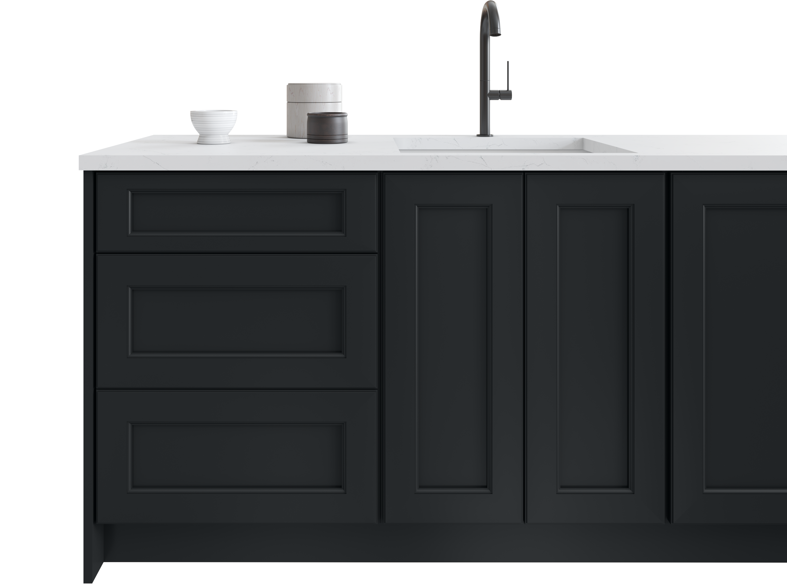 Nexus - Pitch Black by Fabuwood available at Aqua Kitchen