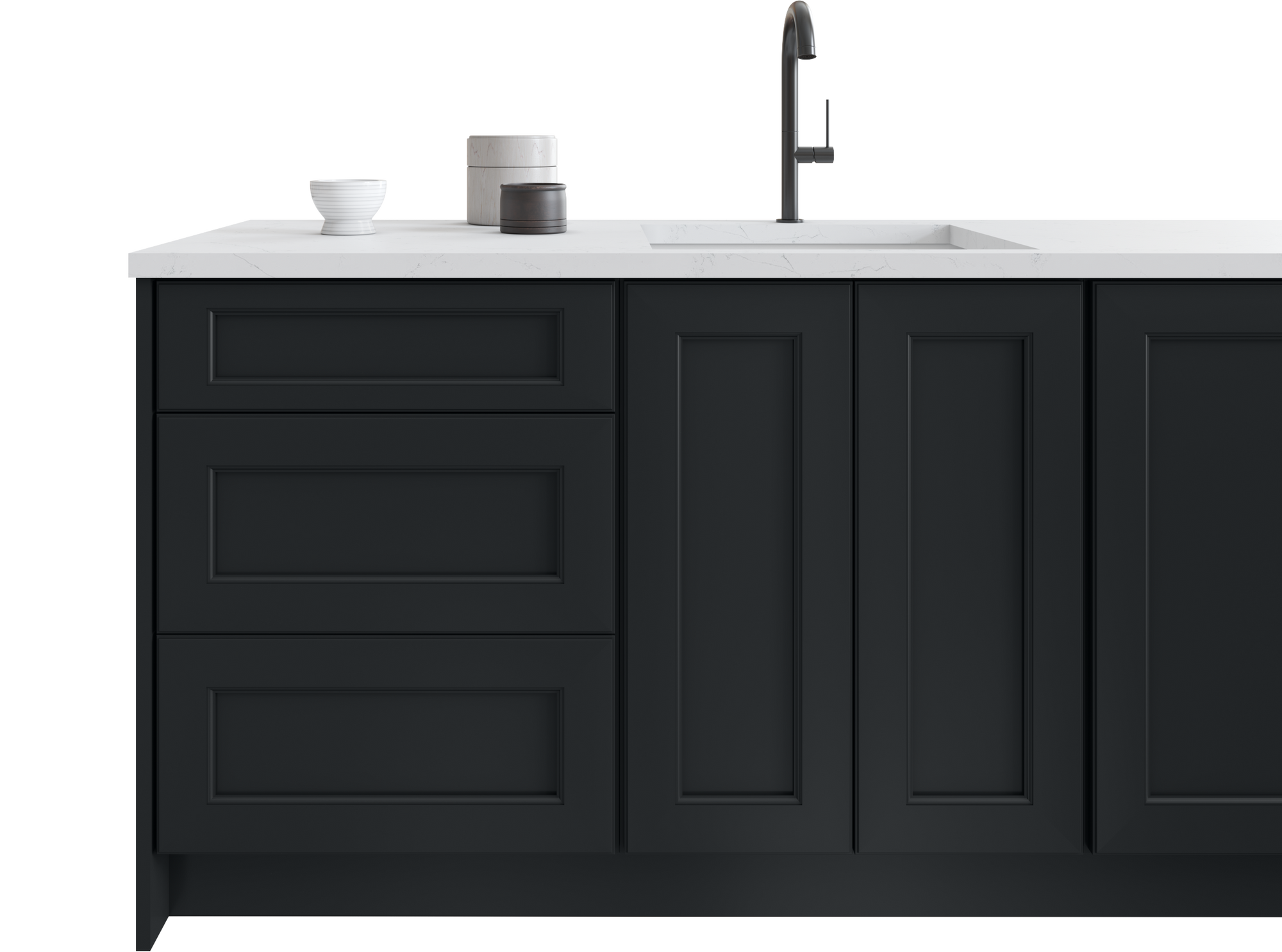 Nexus - Pitch Black by Fabuwood available at Aqua Kitchen