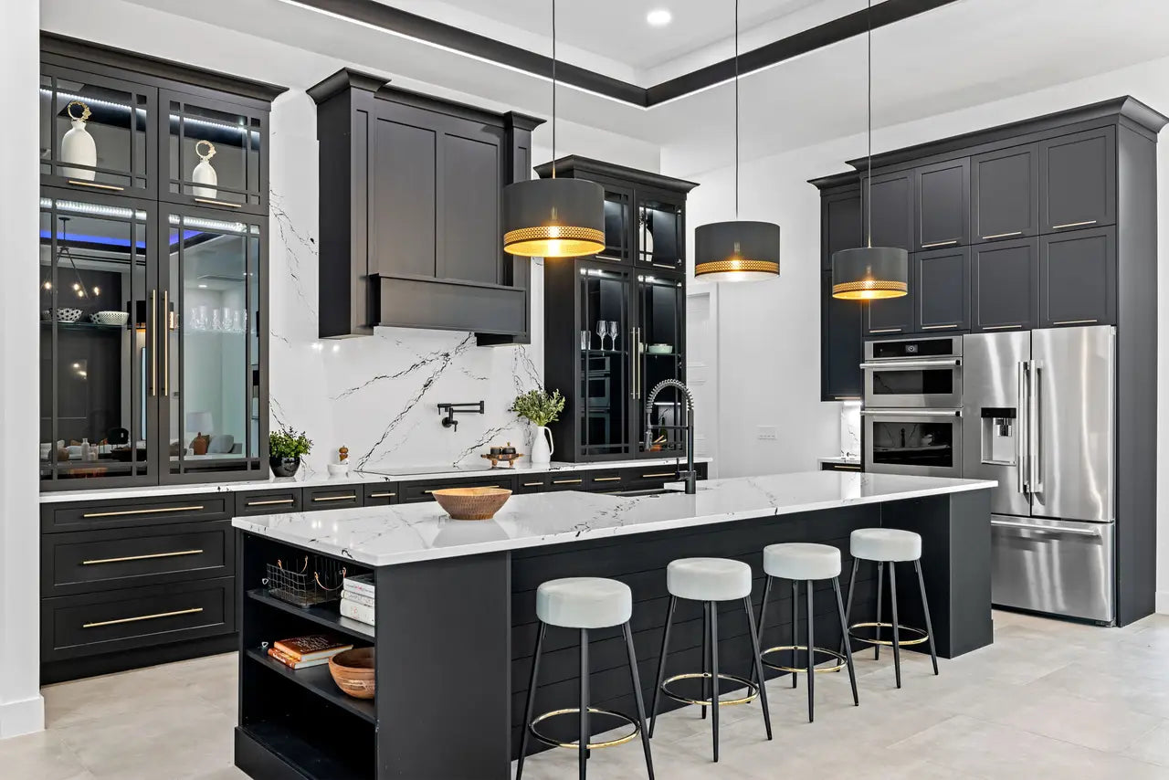 Oakleigh™ Quartz Sample by Cambria available at Aqua Kitchen