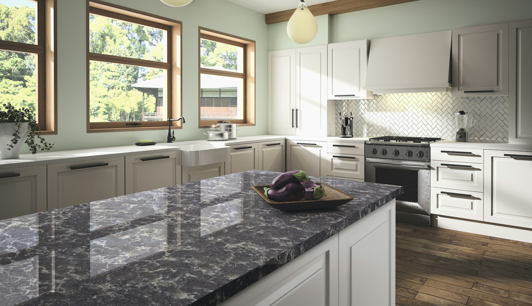 Ocean Storm by Silestone available at Aqua Kitchen
