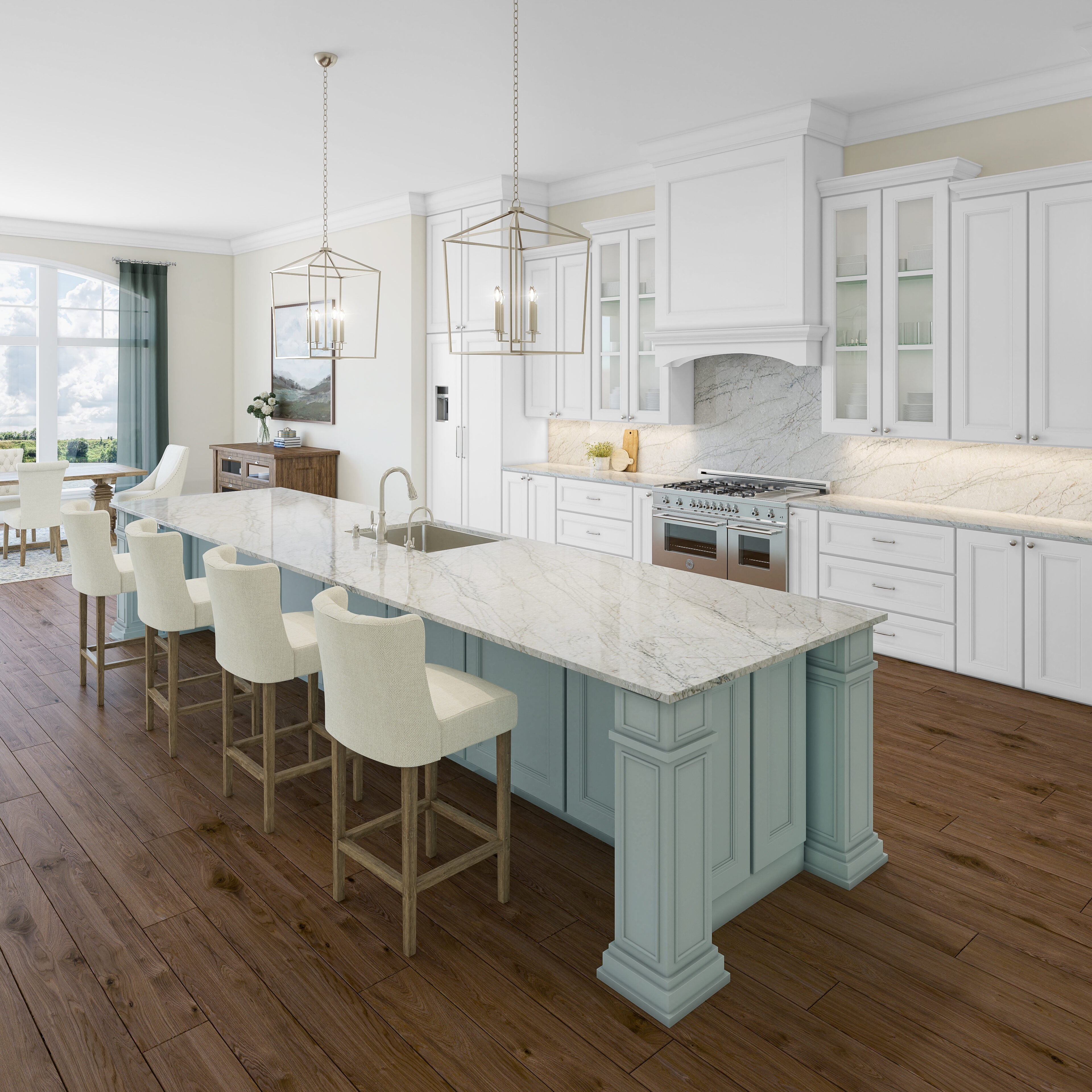 Oceanus by Pental Quartz available at Aqua Kitchen