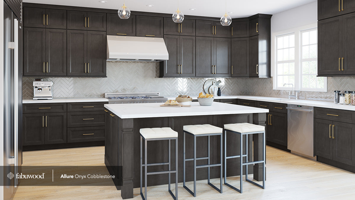 Onyx - Cobblestone by Fabuwood available at Aqua Kitchen