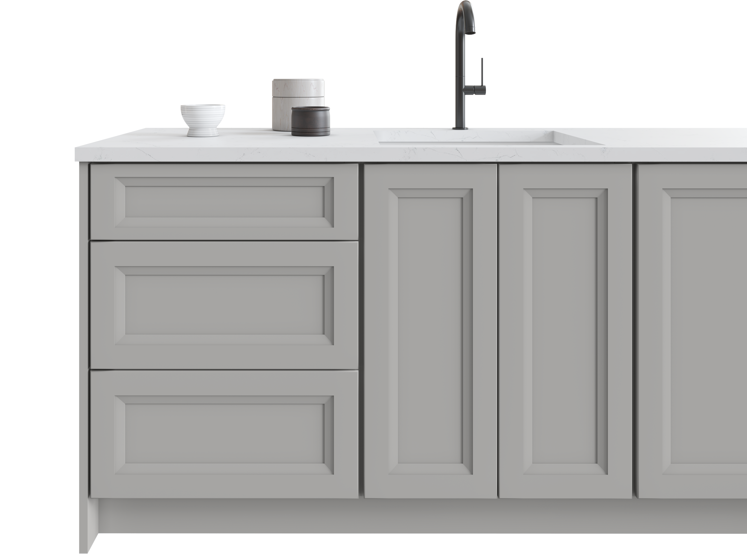 Onyx - Nickel by Fabuwood available at Aqua Kitchen