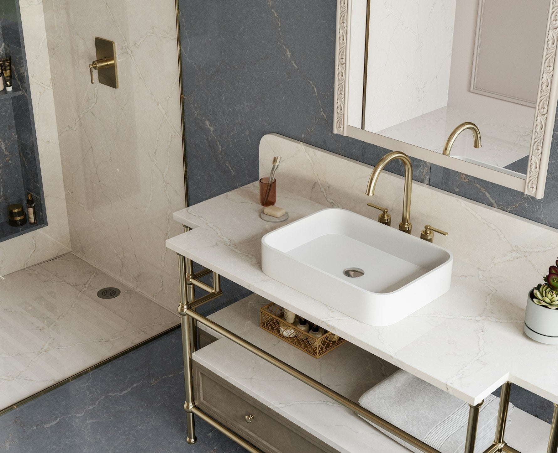 Parisien Bleu by Silestone available at Aqua Kitchen