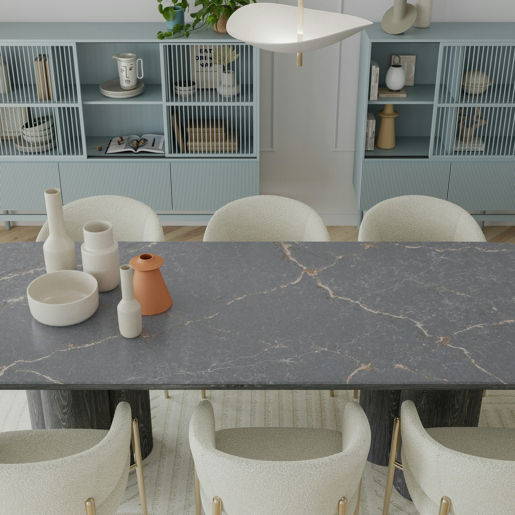Parisien Bleu by Silestone available at Aqua Kitchen
