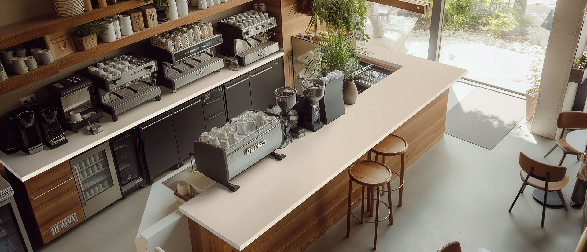 Pebble Rock by MSI Surfaces available at Aqua Kitchen