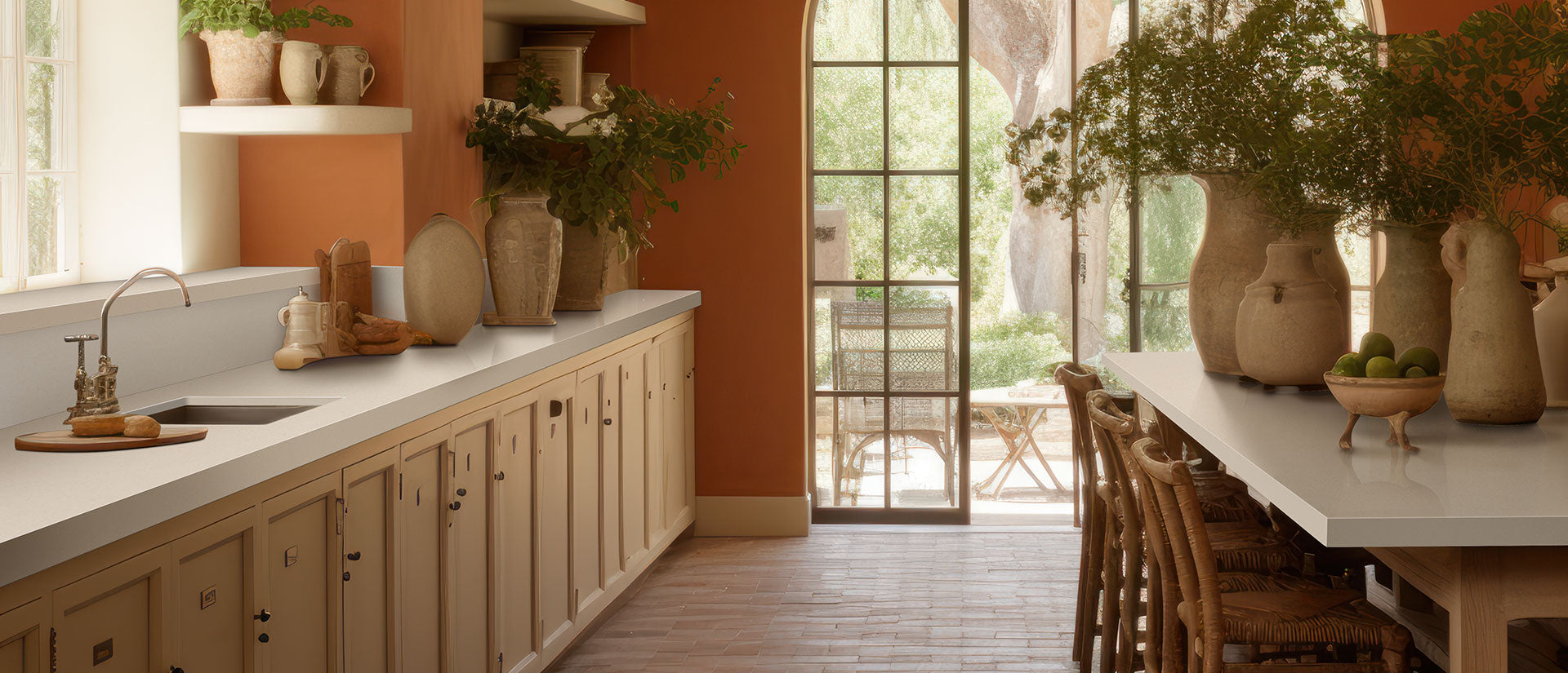 Pebble Rock by MSI Surfaces available at Aqua Kitchen
