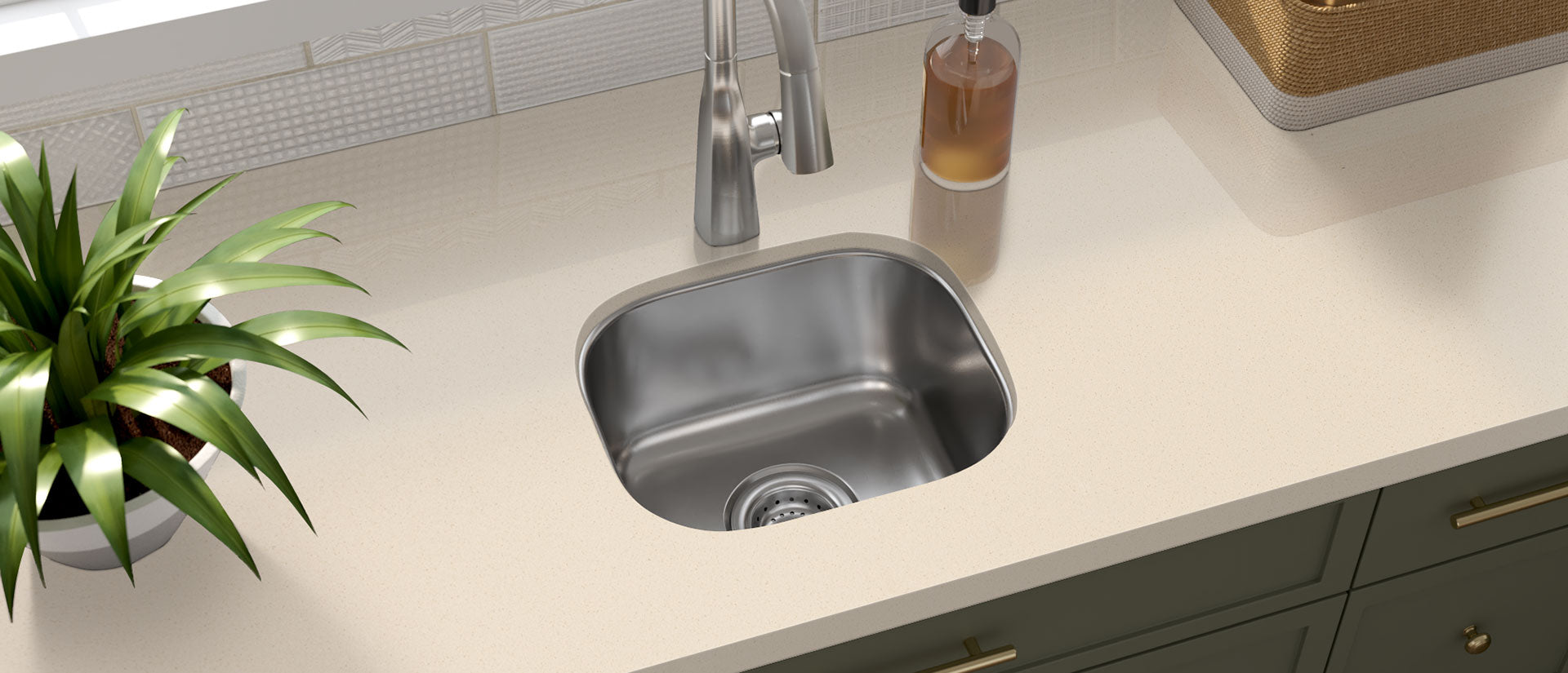 Pebble Rock by MSI Surfaces available at Aqua Kitchen