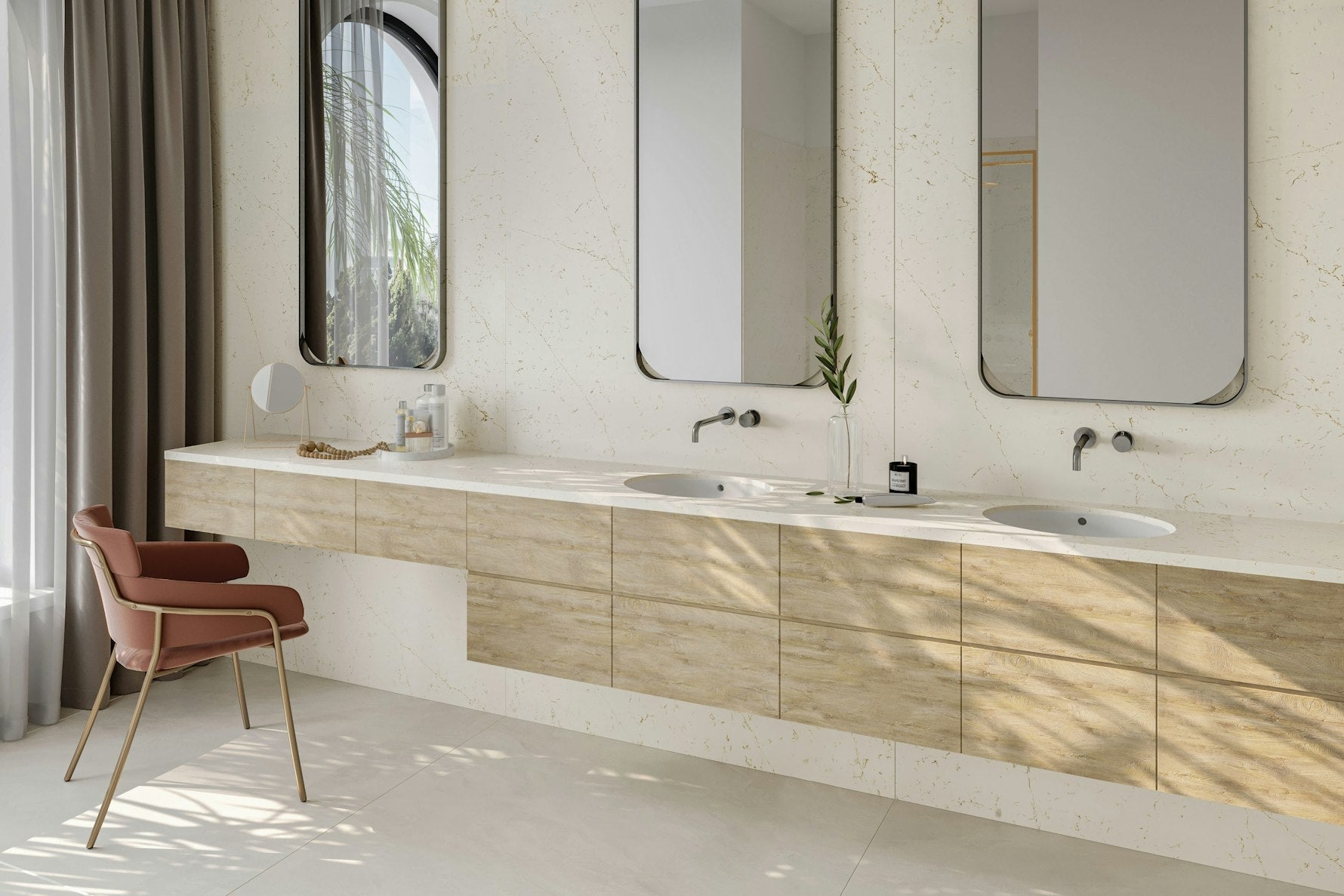 Persian White by Silestone available at Aqua Kitchen