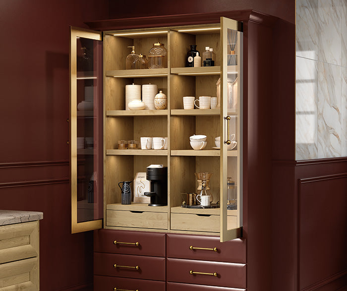 Pezzo by Omega Cabinetry available at Aqua Kitchen