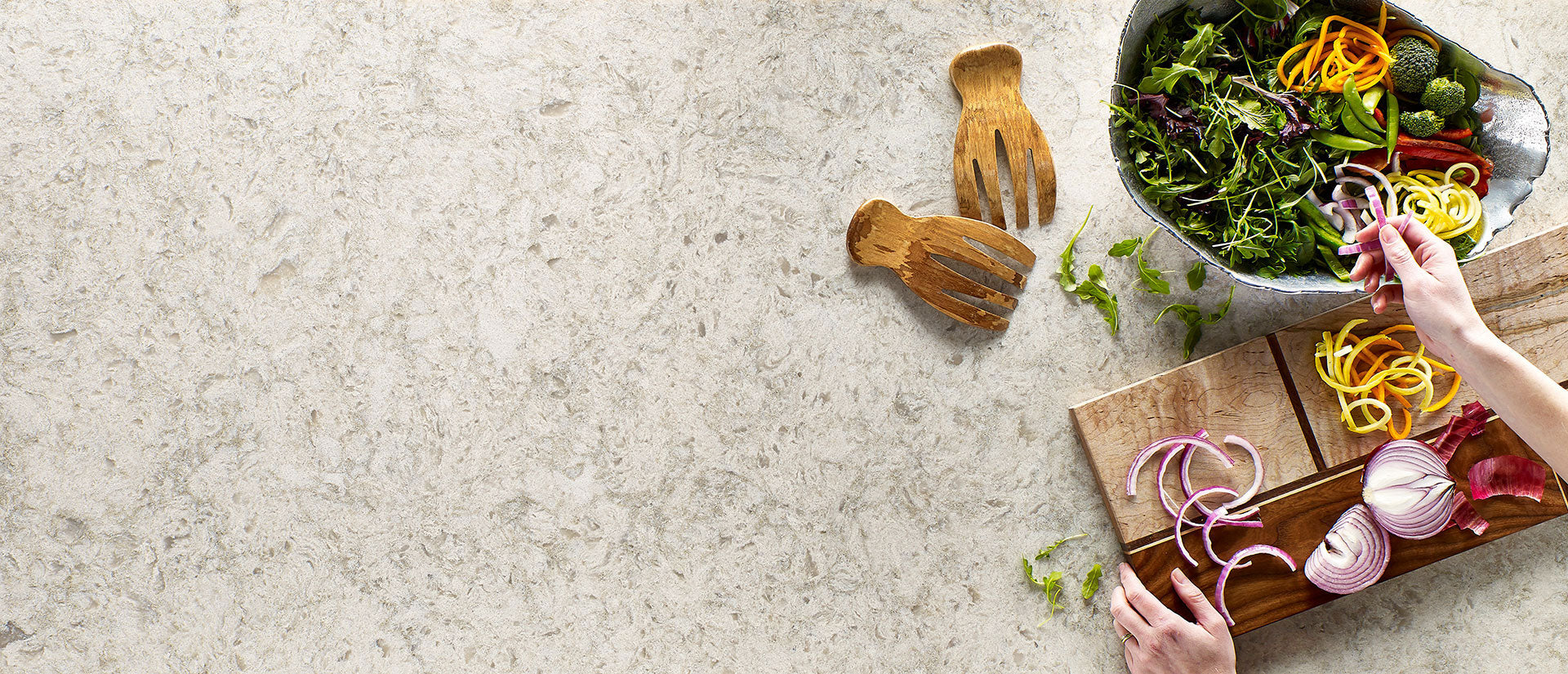Portico Cream by MSI Surfaces available at Aqua Kitchen