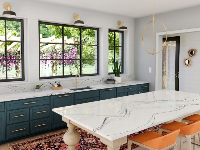 Portrush® Quartz Sample by Cambria available at Aqua Kitchen