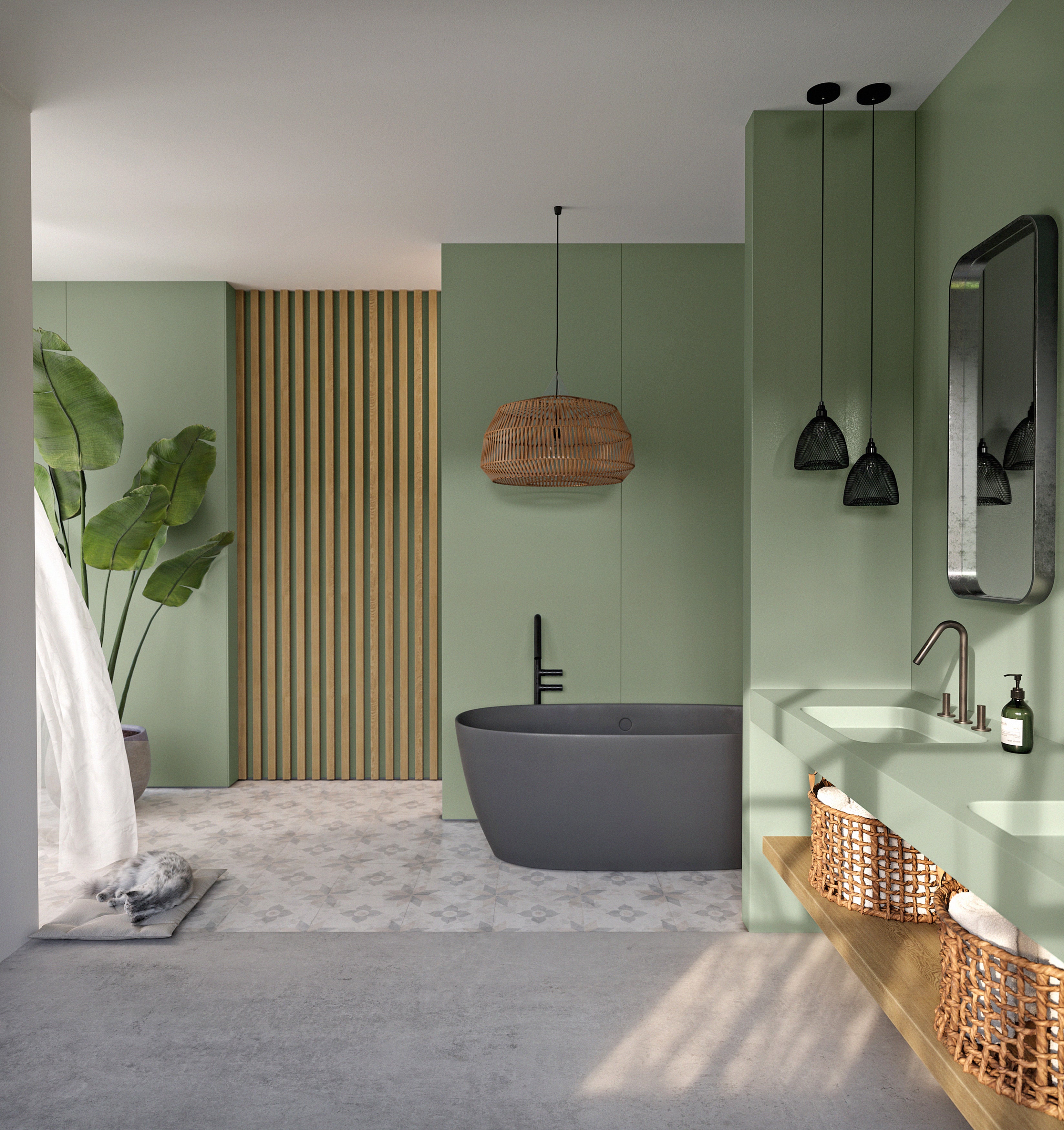 Posidonia Green by Silestone available at Aqua Kitchen