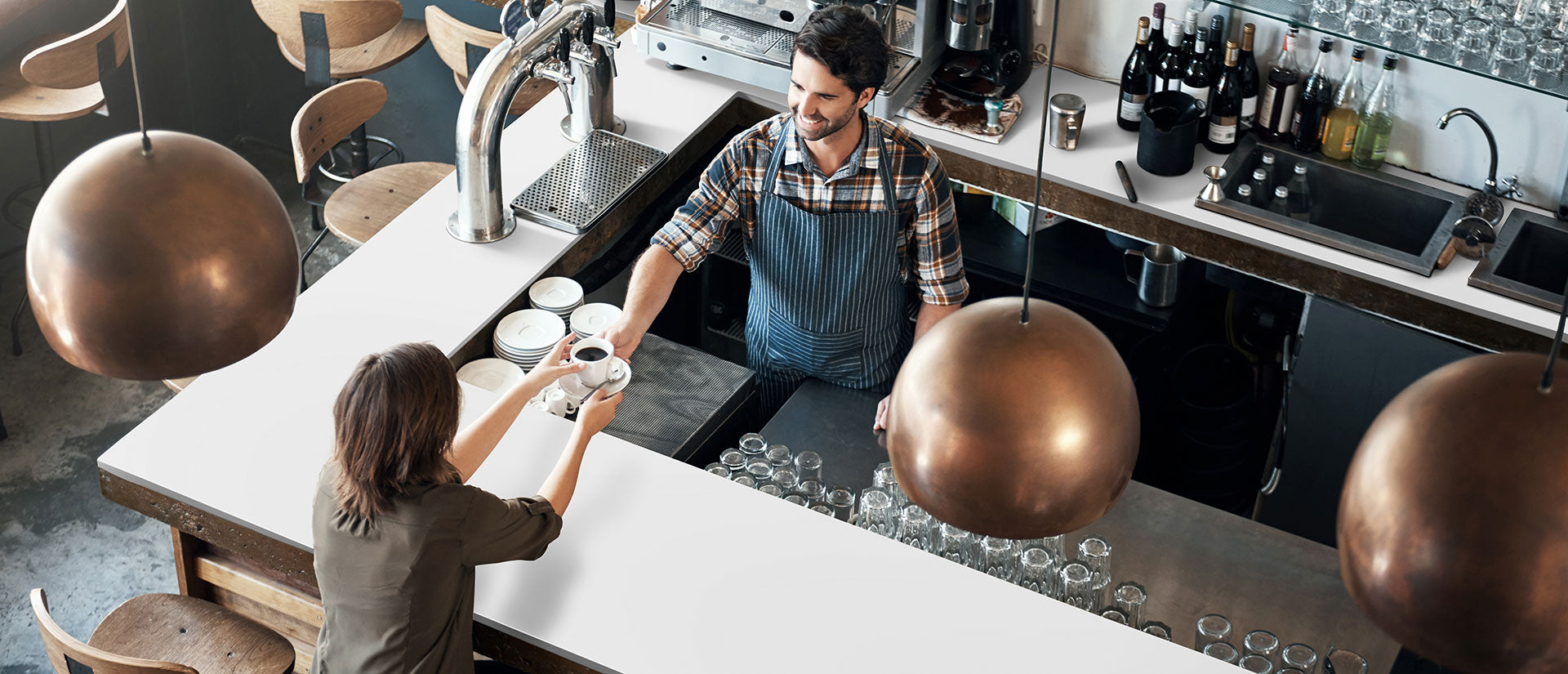 Premium Plus White by MSI Surfaces available at Aqua Kitchen