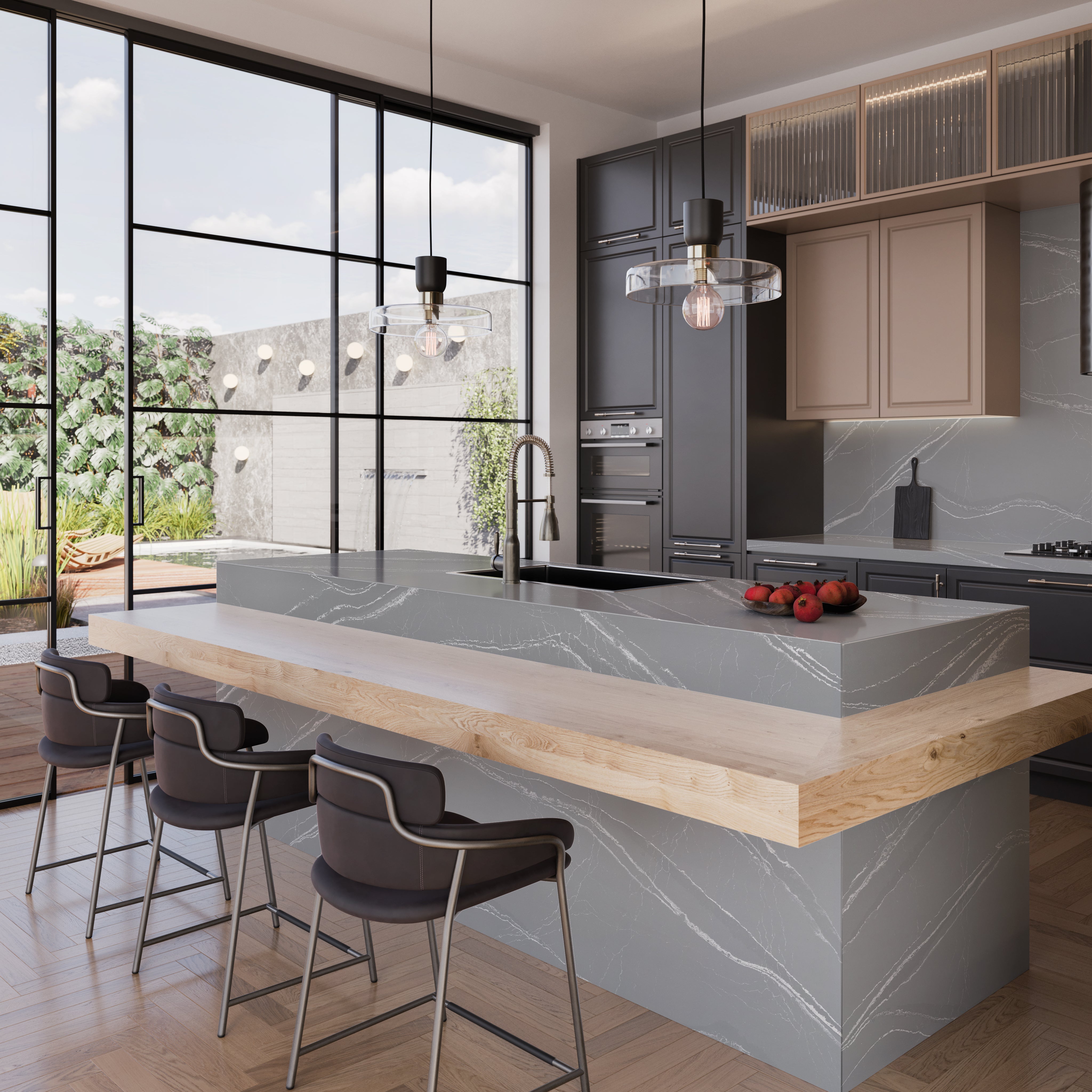 Queen Anne™ Quartz Sample by Cambria available at Aqua Kitchen