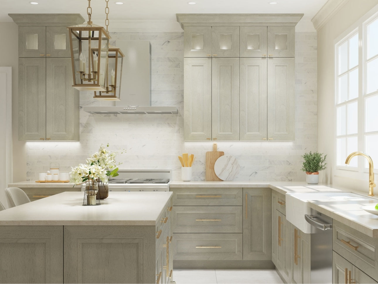 Richmond - Cracked Pepper by CNC Cabinetry available at Aqua Kitchen