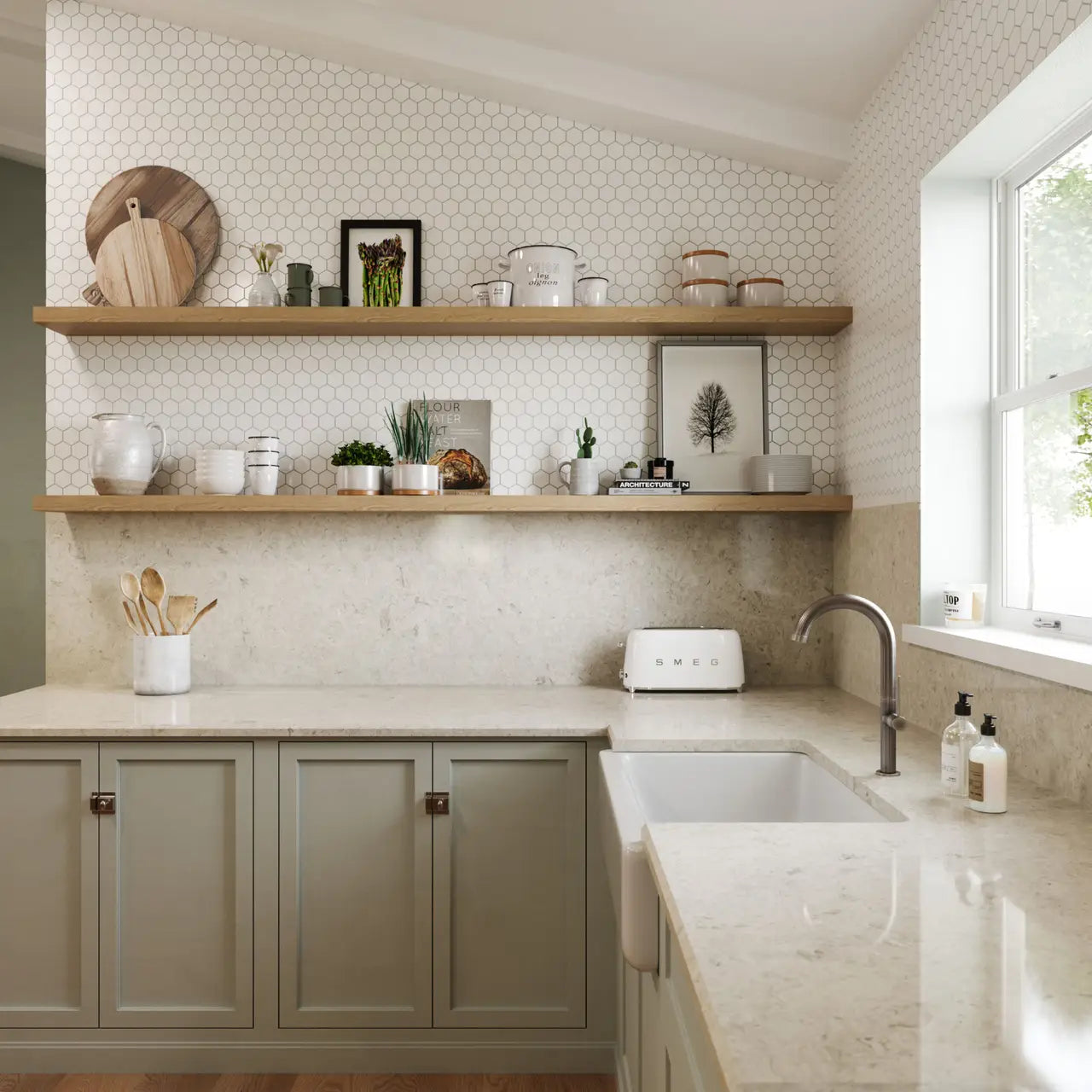 Risegate™ Quartz Sample by Cambria available at Aqua Kitchen