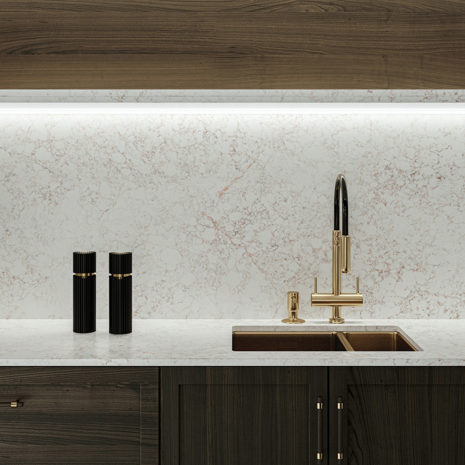 Riviére Rose by Silestone available at Aqua Kitchen