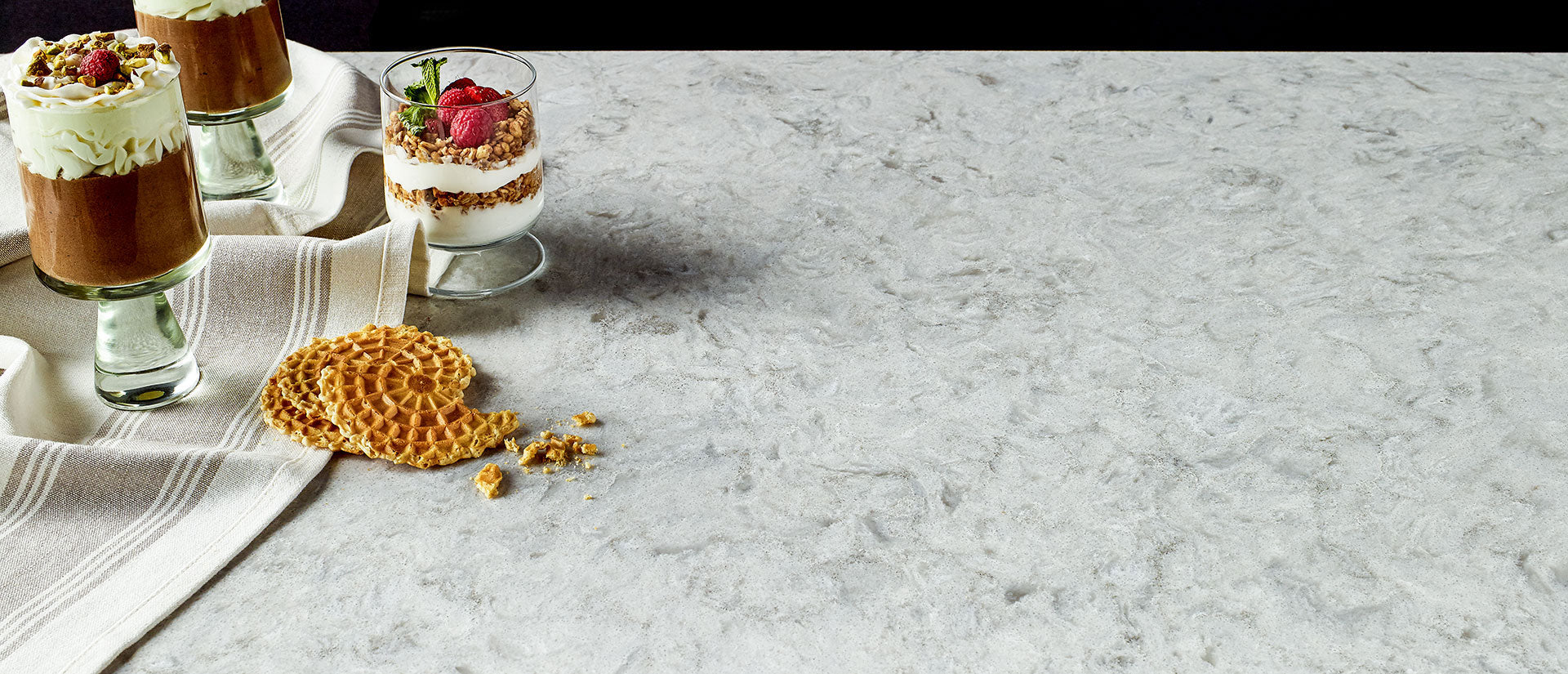 Rolling Fog by MSI Surfaces available at Aqua Kitchen