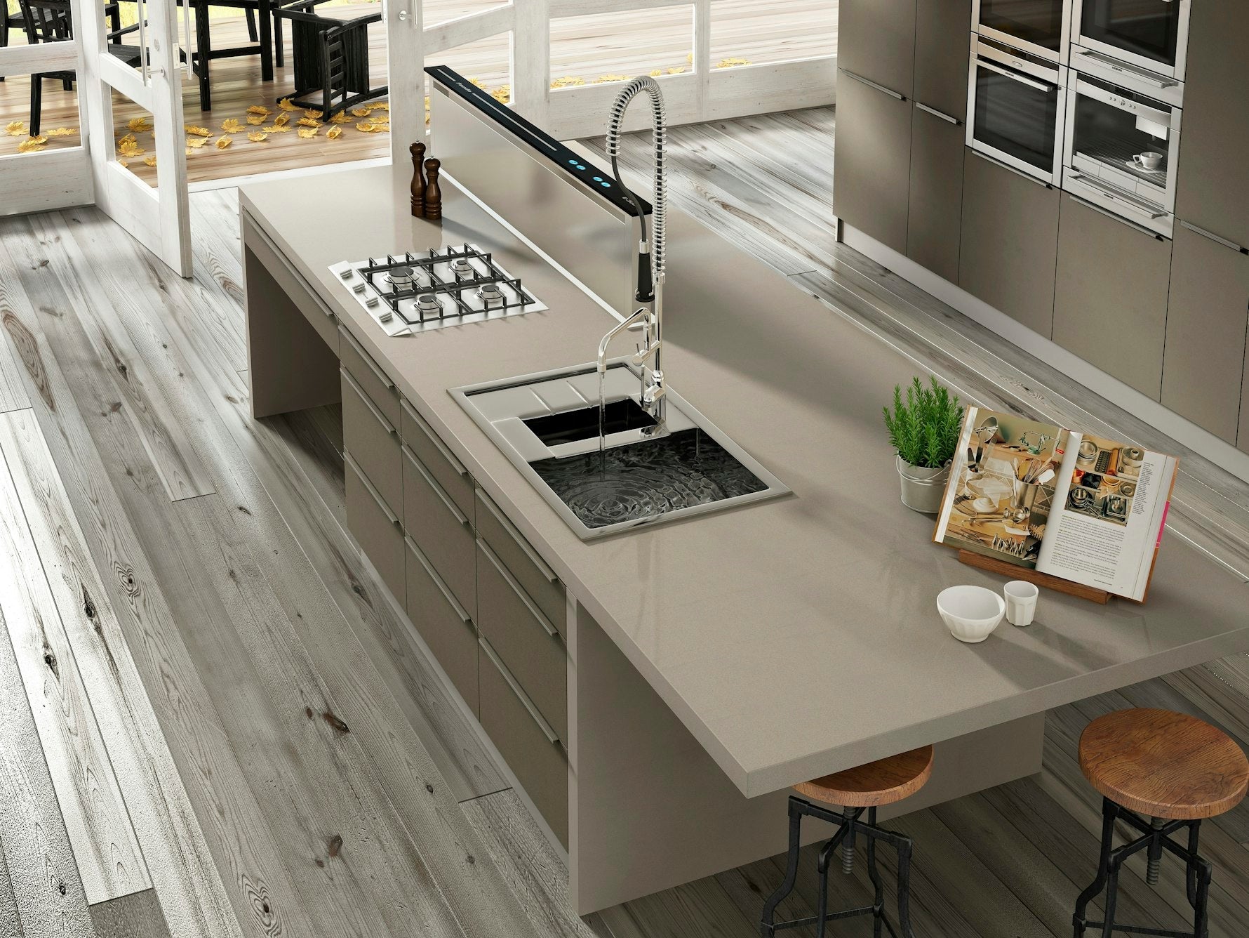 Rougui by Silestone available at Aqua Kitchen
