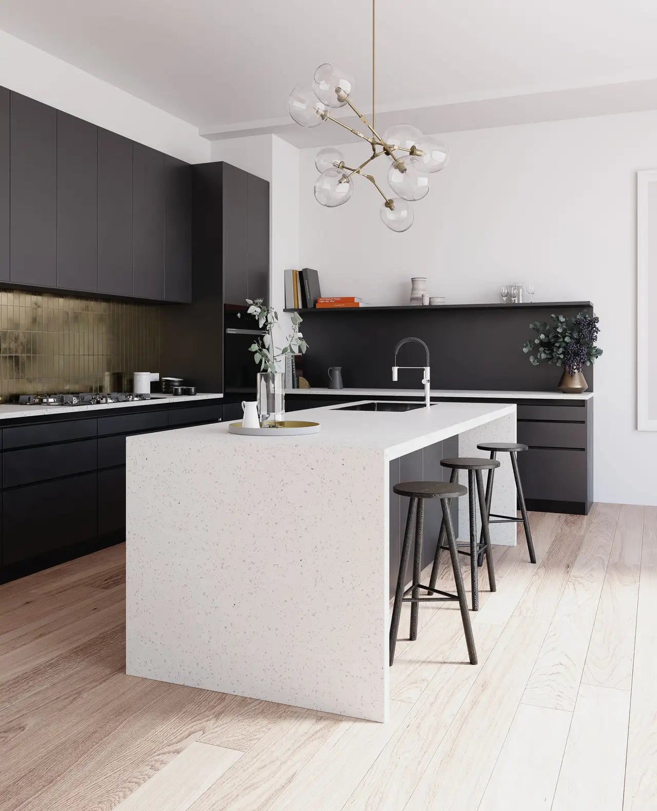 Salt Lake™ Quartz Sample by Cambria available at Aqua Kitchen