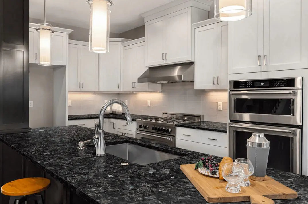 Sapphire Blue Granite Countertop Sale by Aqua Kitchen available at Aqua Kitchen