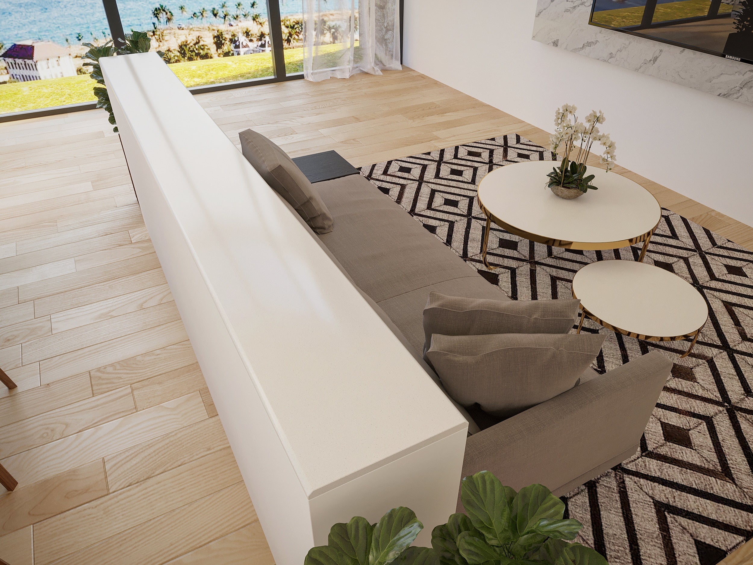 Seashell by Pental Quartz available at Aqua Kitchen