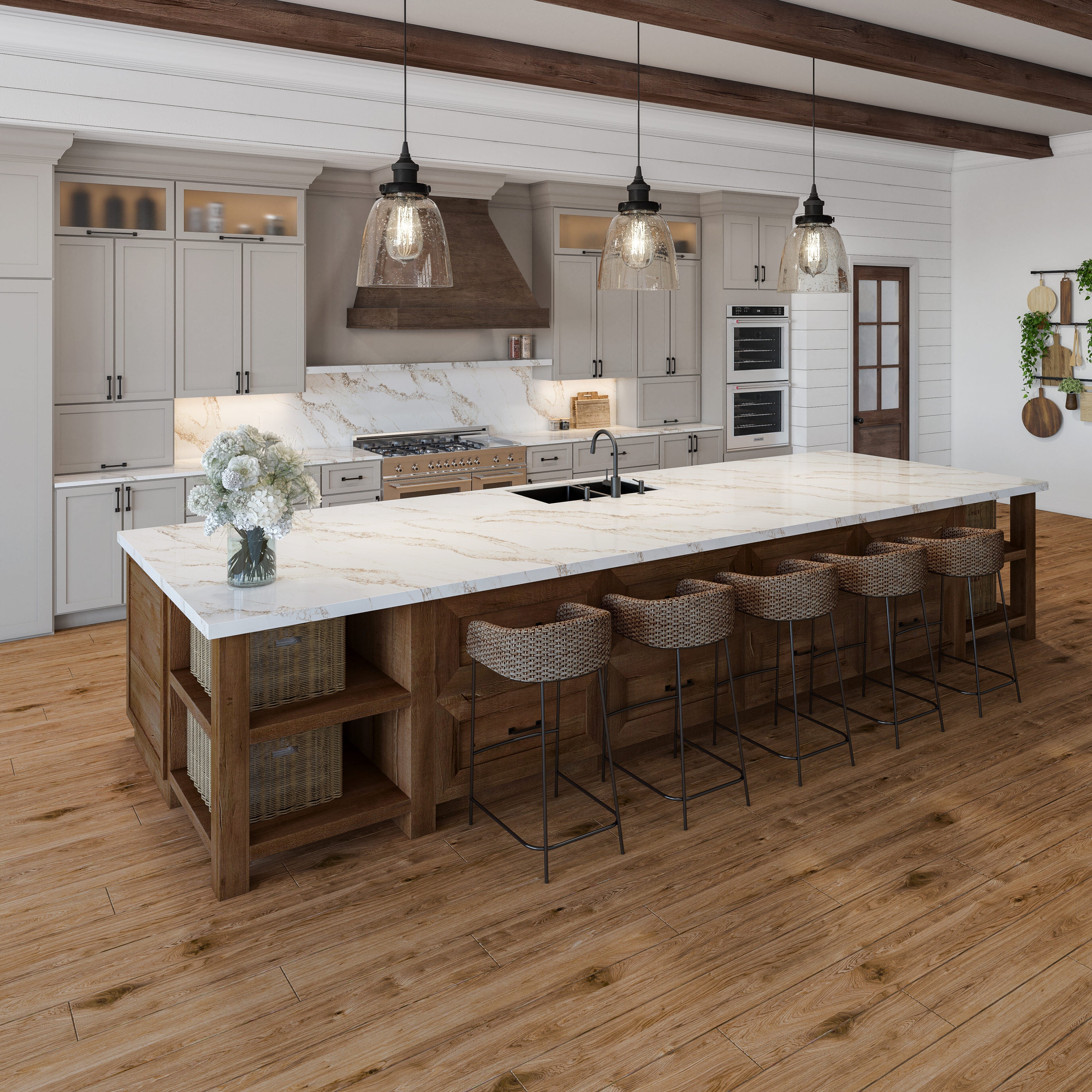 Sienna Gold® by Pental Quartz available at Aqua Kitchen