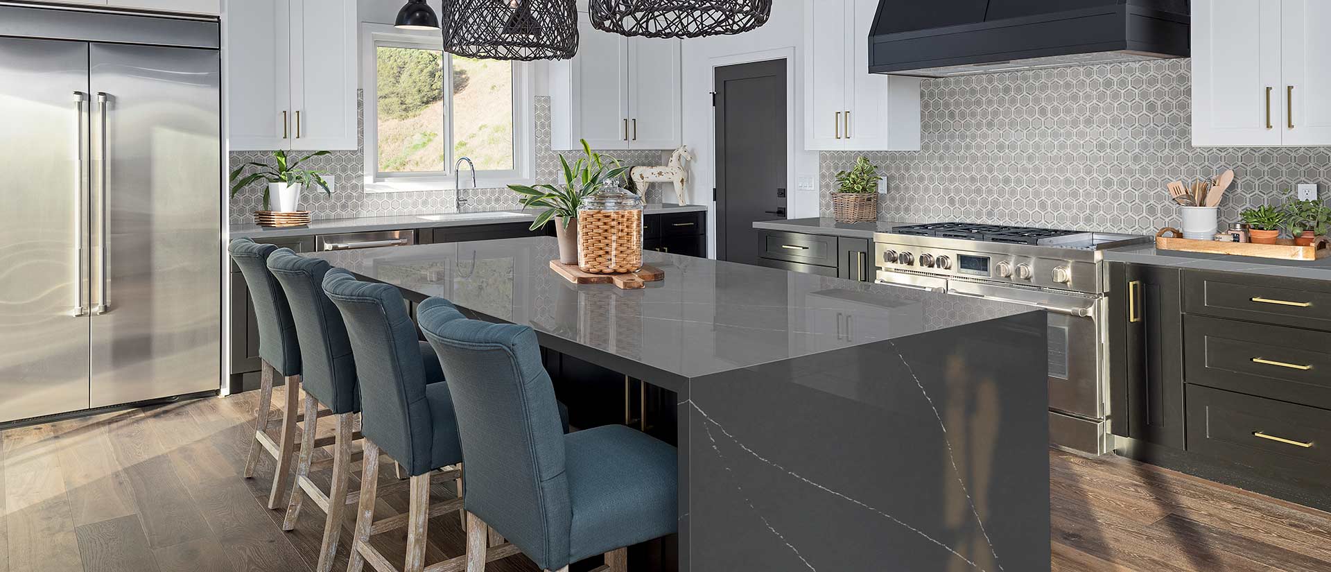 Soapstone Metropolis by MSI Surfaces available at Aqua Kitchen