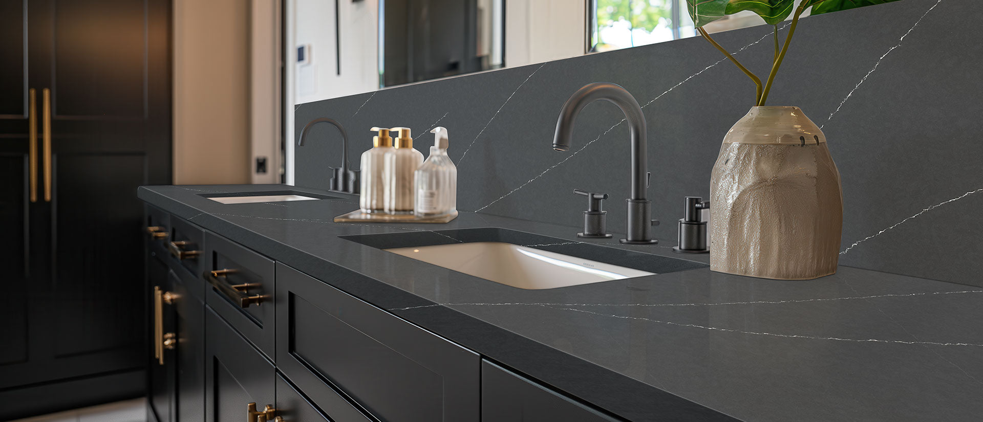 Soapstone Metropolis - Concrete Finish by MSI Surfaces available at Aqua Kitchen