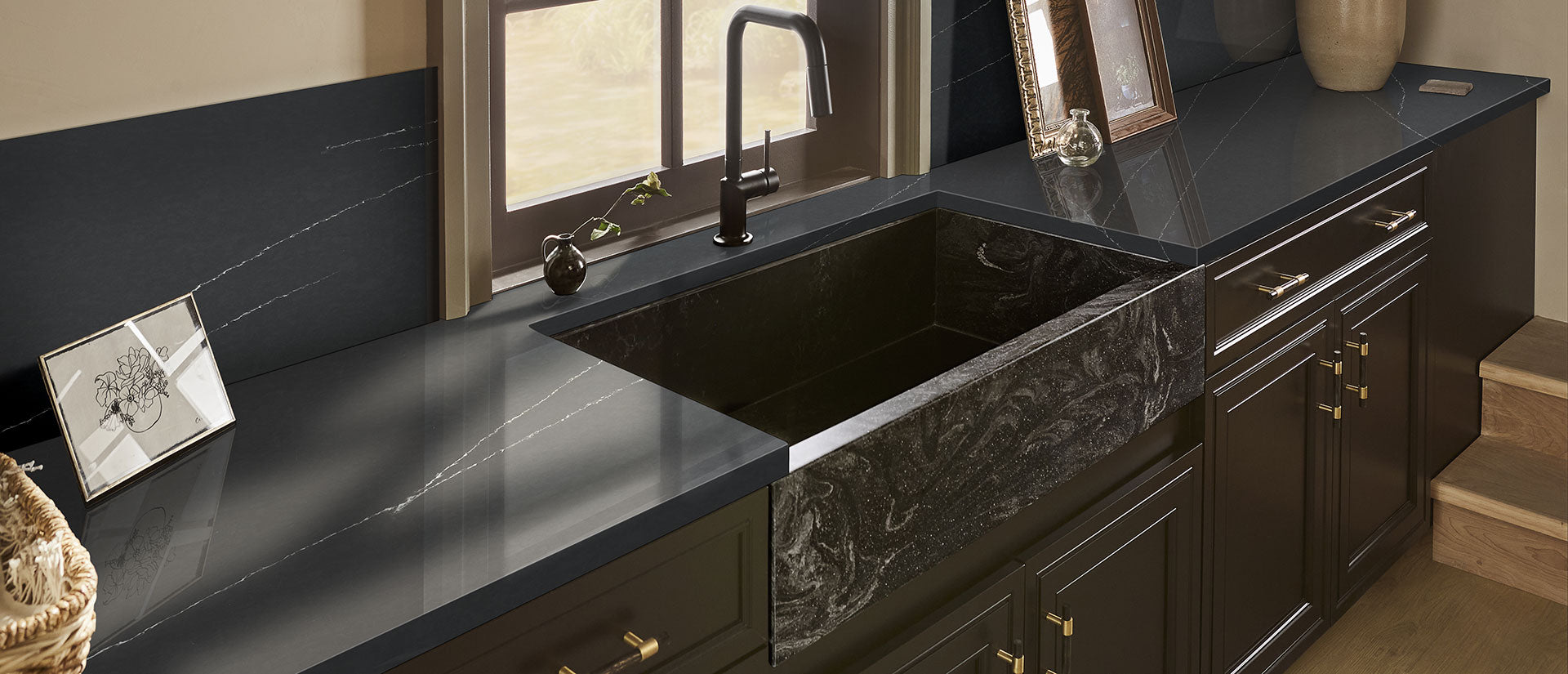 Soapstone Metropolis - Concrete Finish by MSI Surfaces available at Aqua Kitchen