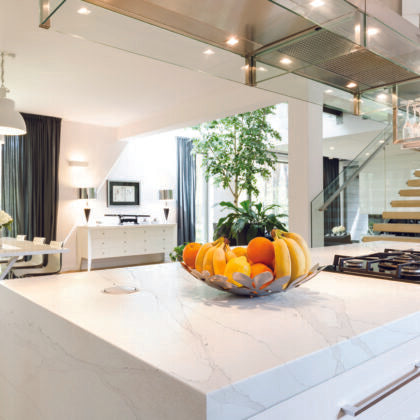 Stella by Pental Quartz available at Aqua Kitchen