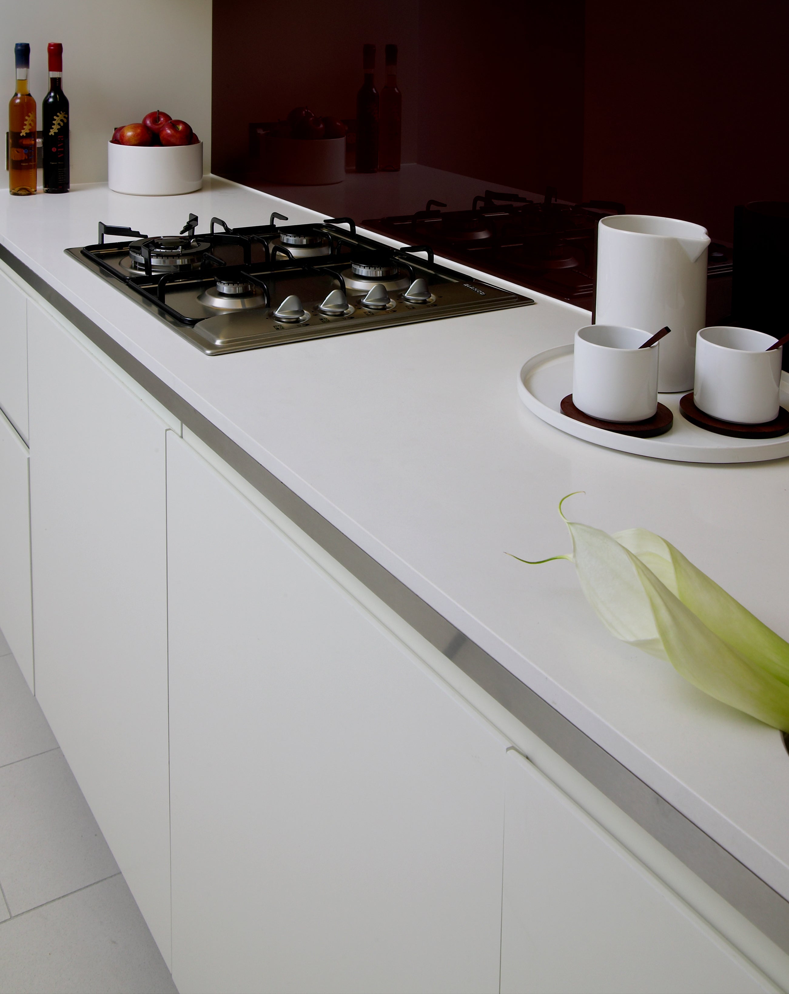 Super White by Pental Quartz available at Aqua Kitchen