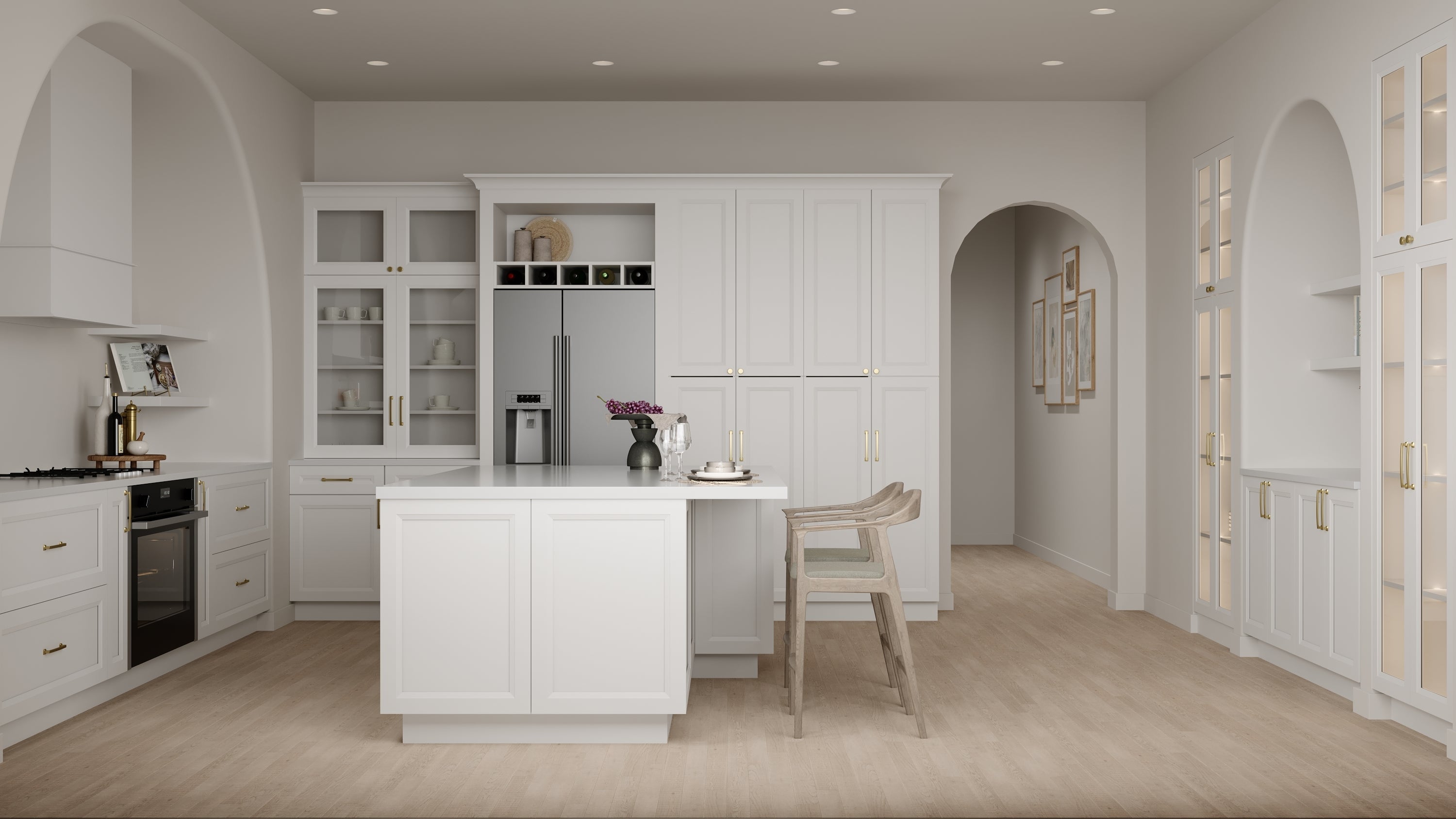 Sydney - Linen by CNC Cabinetry available at Aqua Kitchen