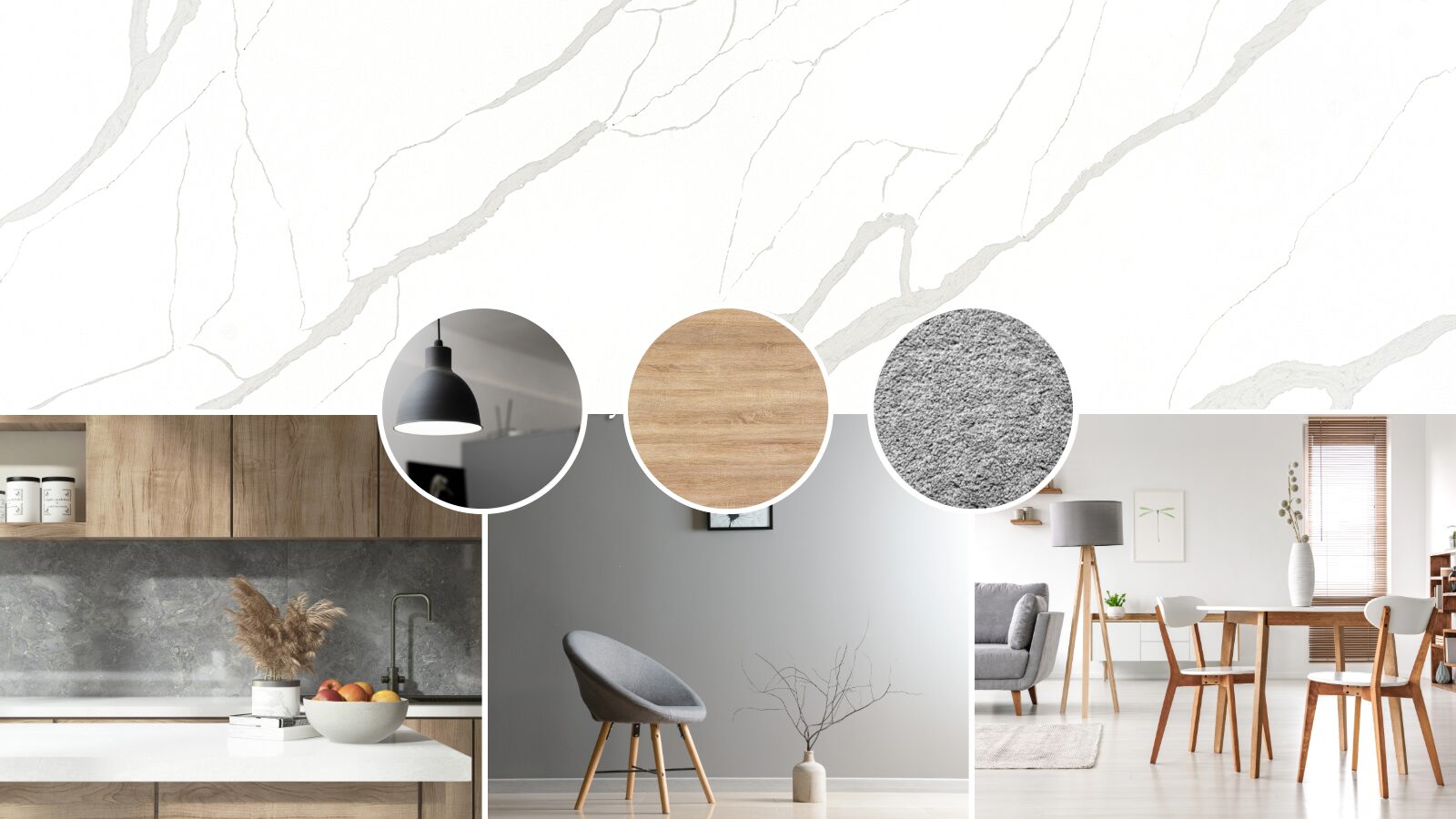 Terra Lite Grey by Pental Quartz available at Aqua Kitchen