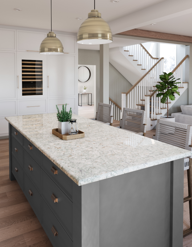 Trafalgar™ Quartz Sample by Cambria available at Aqua Kitchen