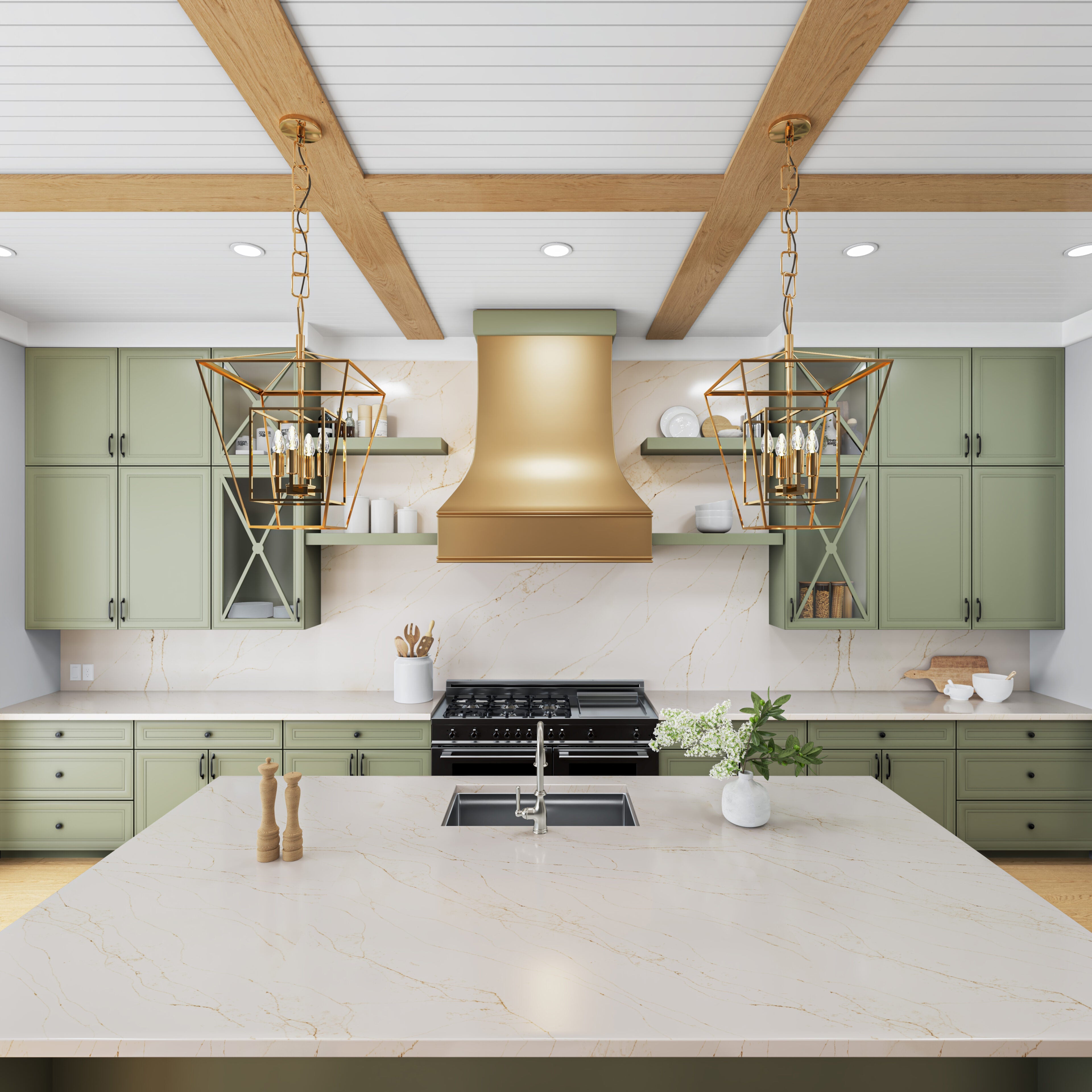 Tramonto by Pental Quartz available at Aqua Kitchen