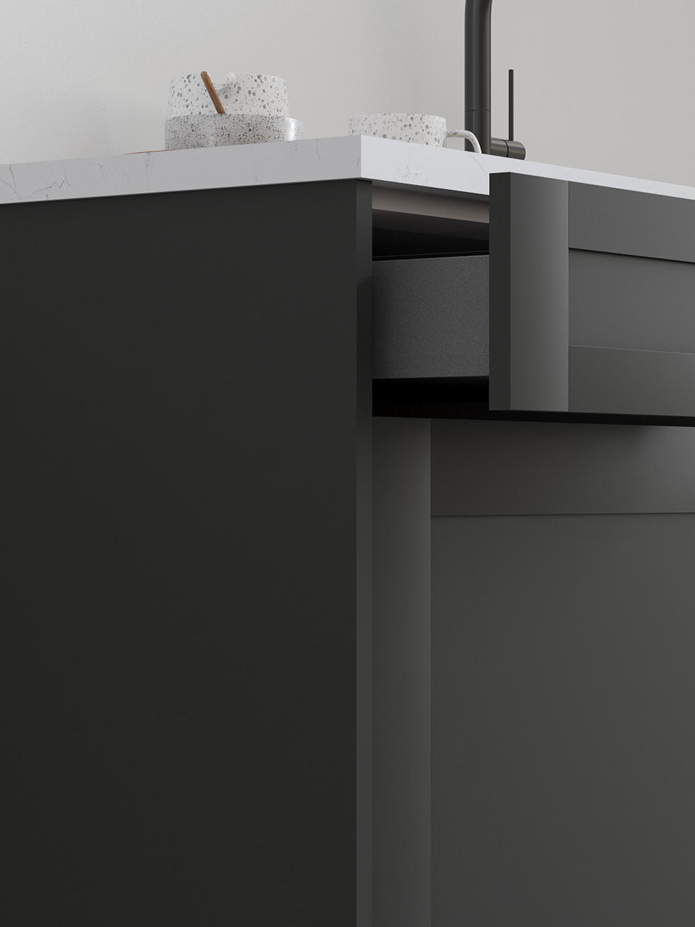 Tuscany - Antracita by Fabuwood available at Aqua Kitchen