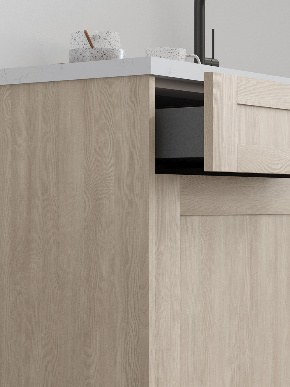 Tuscany - Como Ash 1 by Fabuwood available at Aqua Kitchen