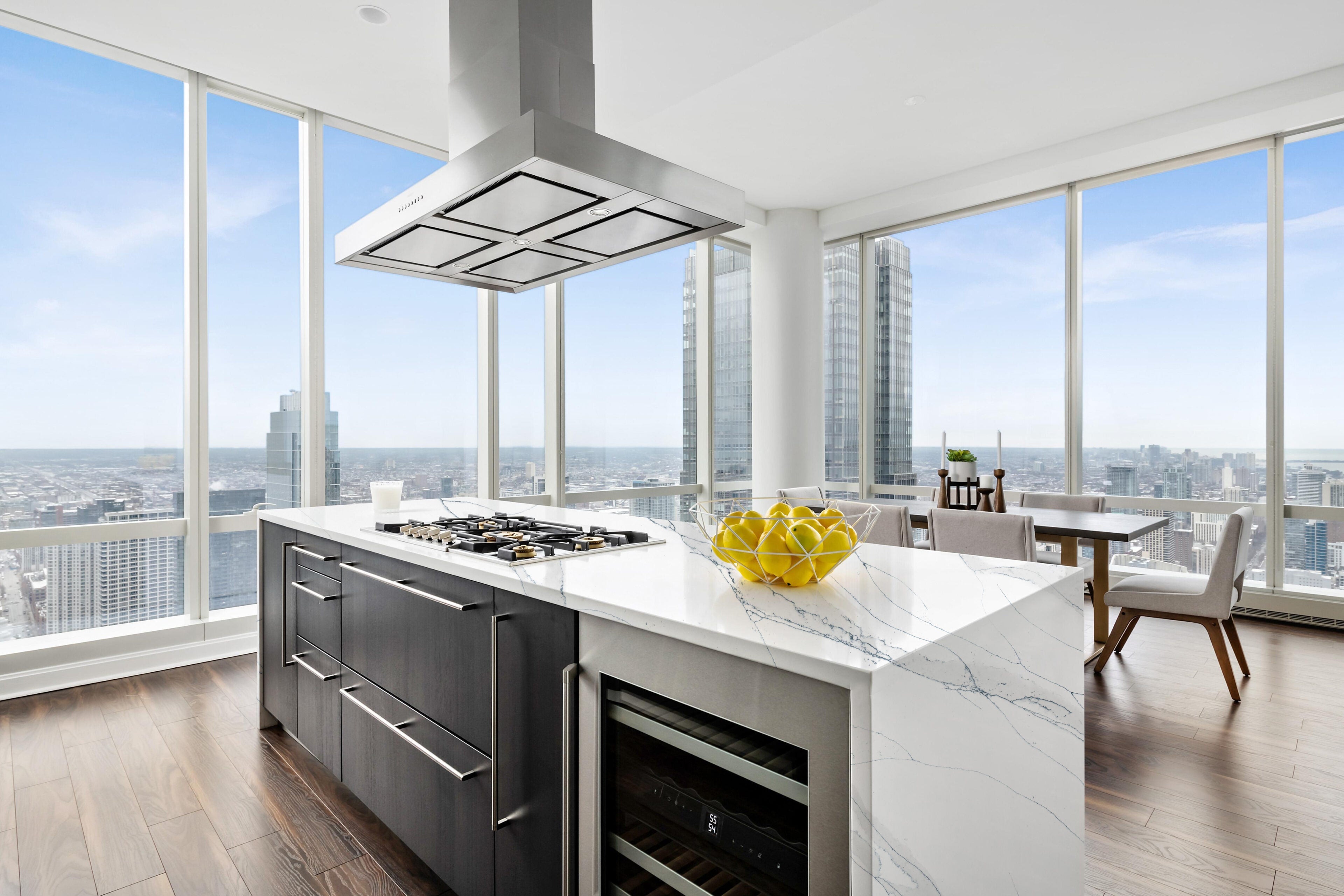 Unique Calacatta Blue by Pental Quartz available at Aqua Kitchen