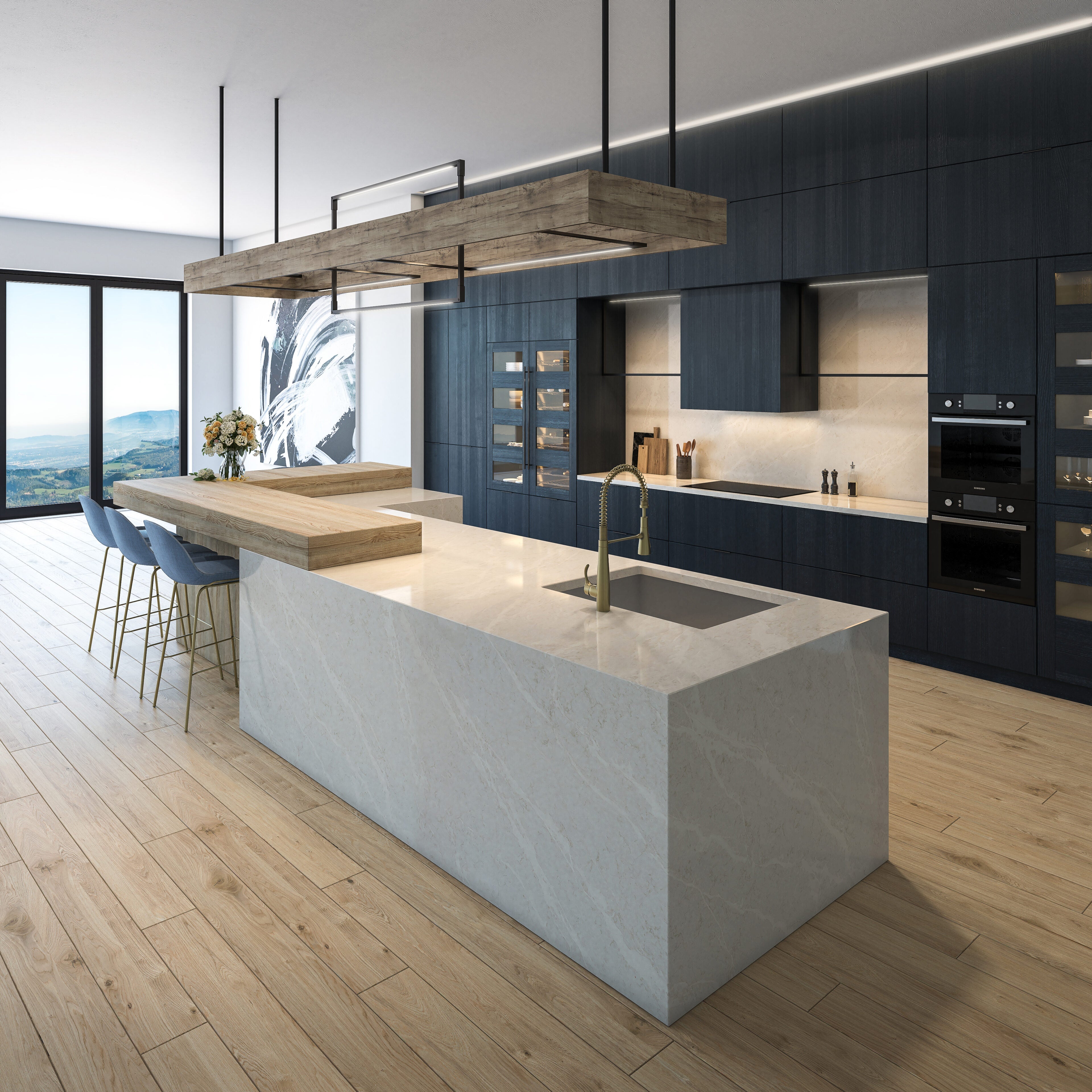 Venus by Pental Quartz available at Aqua Kitchen