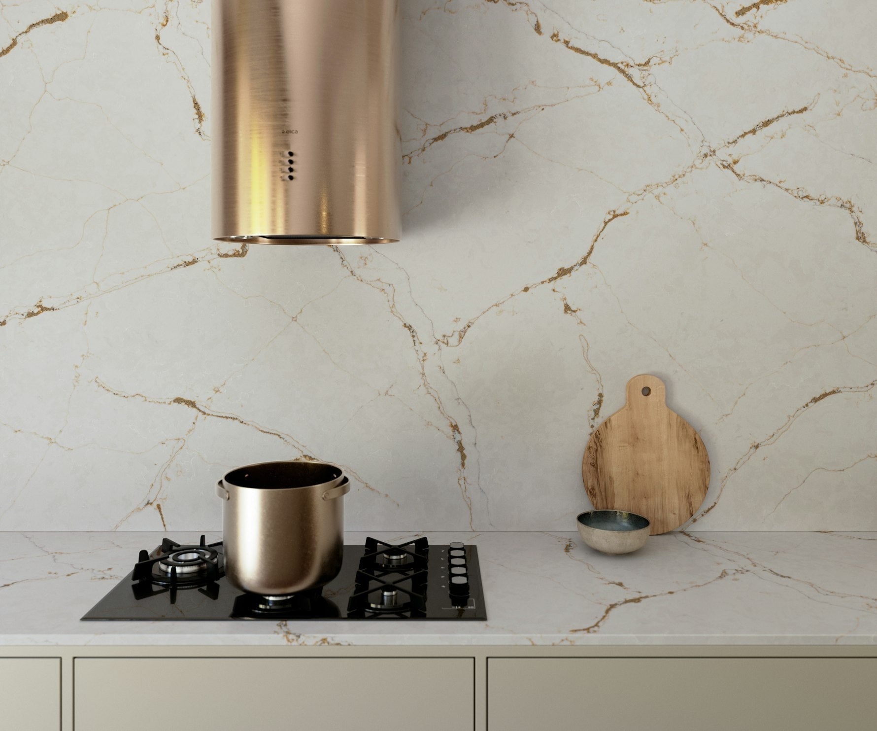 Versailles Ivory by Silestone available at Aqua Kitchen