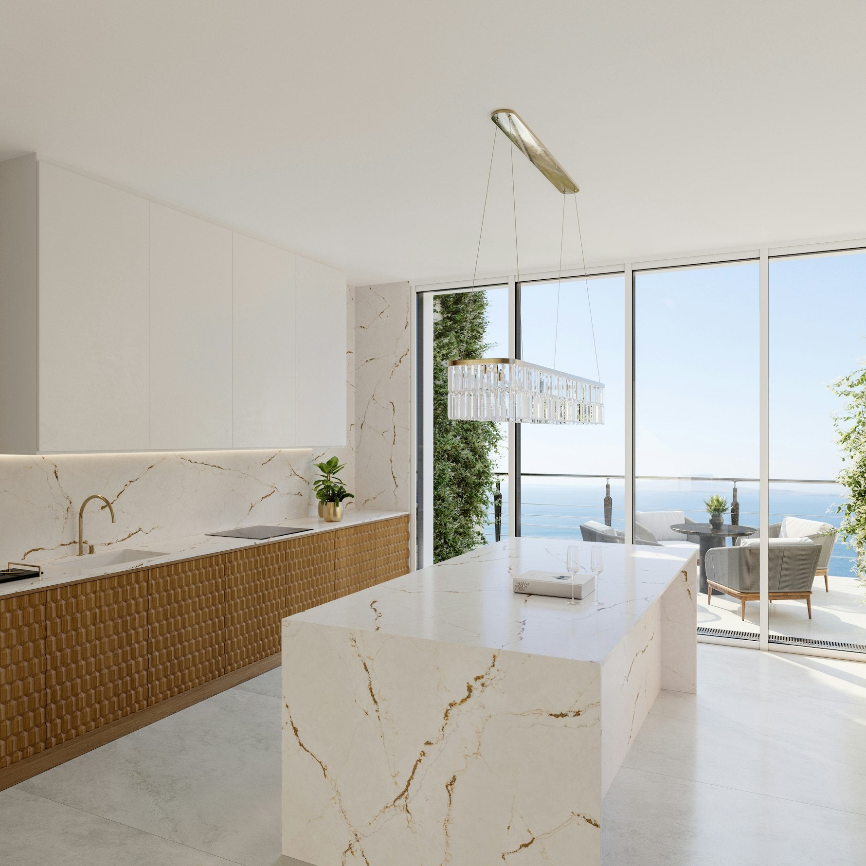 Versailles Ivory by Silestone available at Aqua Kitchen
