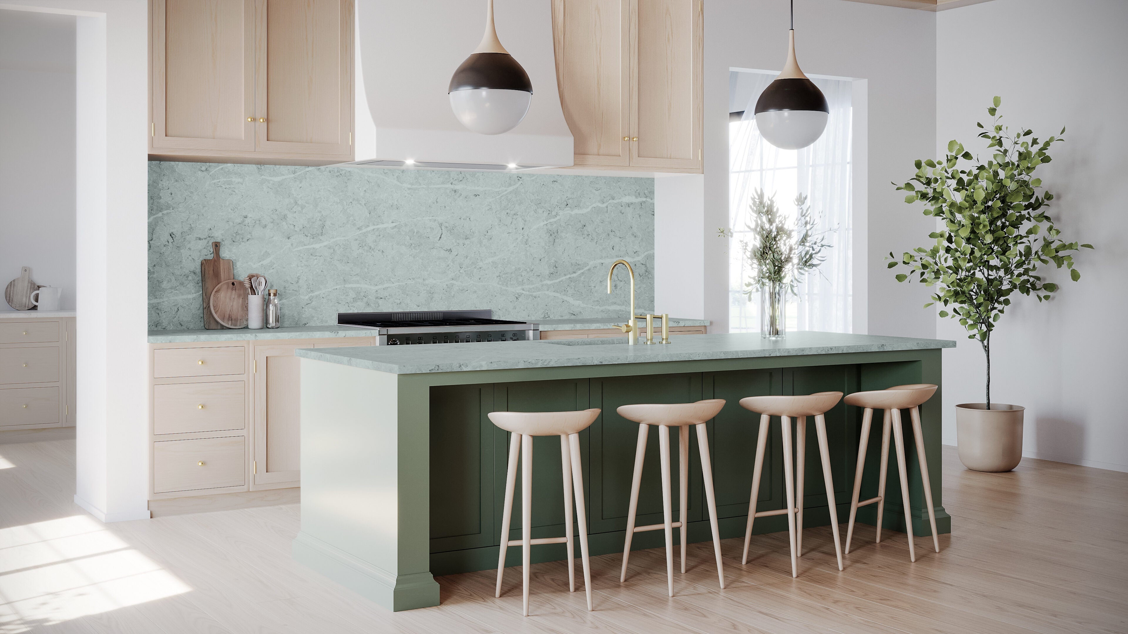 Vezzano by Pental Quartz available at Aqua Kitchen