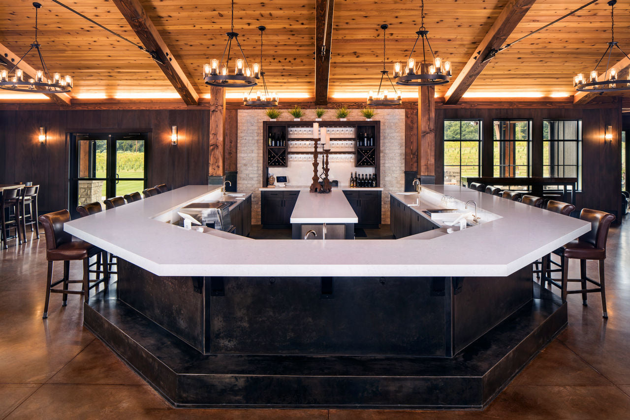 Weybourne™ Quartz Sample by Cambria available at Aqua Kitchen